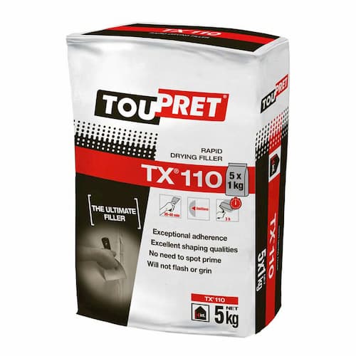 Toupret Tx 110 Quick Dry Interior Filler 1kg - REB901GB