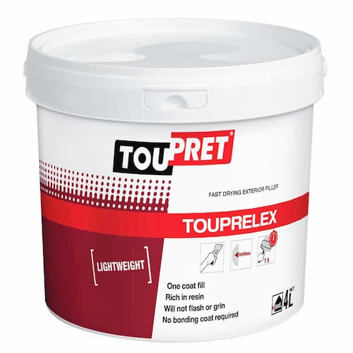 Toupret Touprelex Exterior Filler Ready Mixed 4L - TLX04GB
