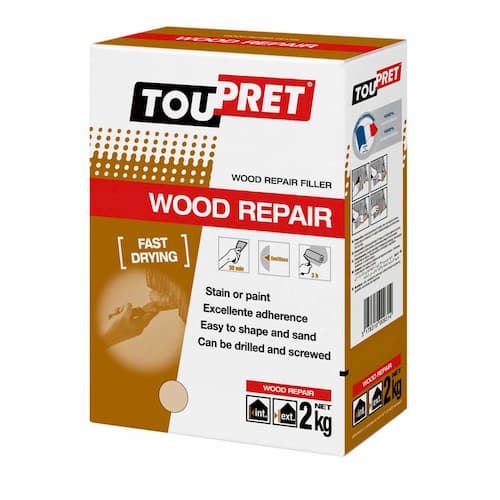 Toupret Wood Repair Fast Drying 2kg - REPBO02GB