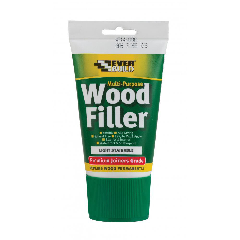 Everbuild Multi Purpose Wood Filler Easi Squeeze Light Stainable 100ml