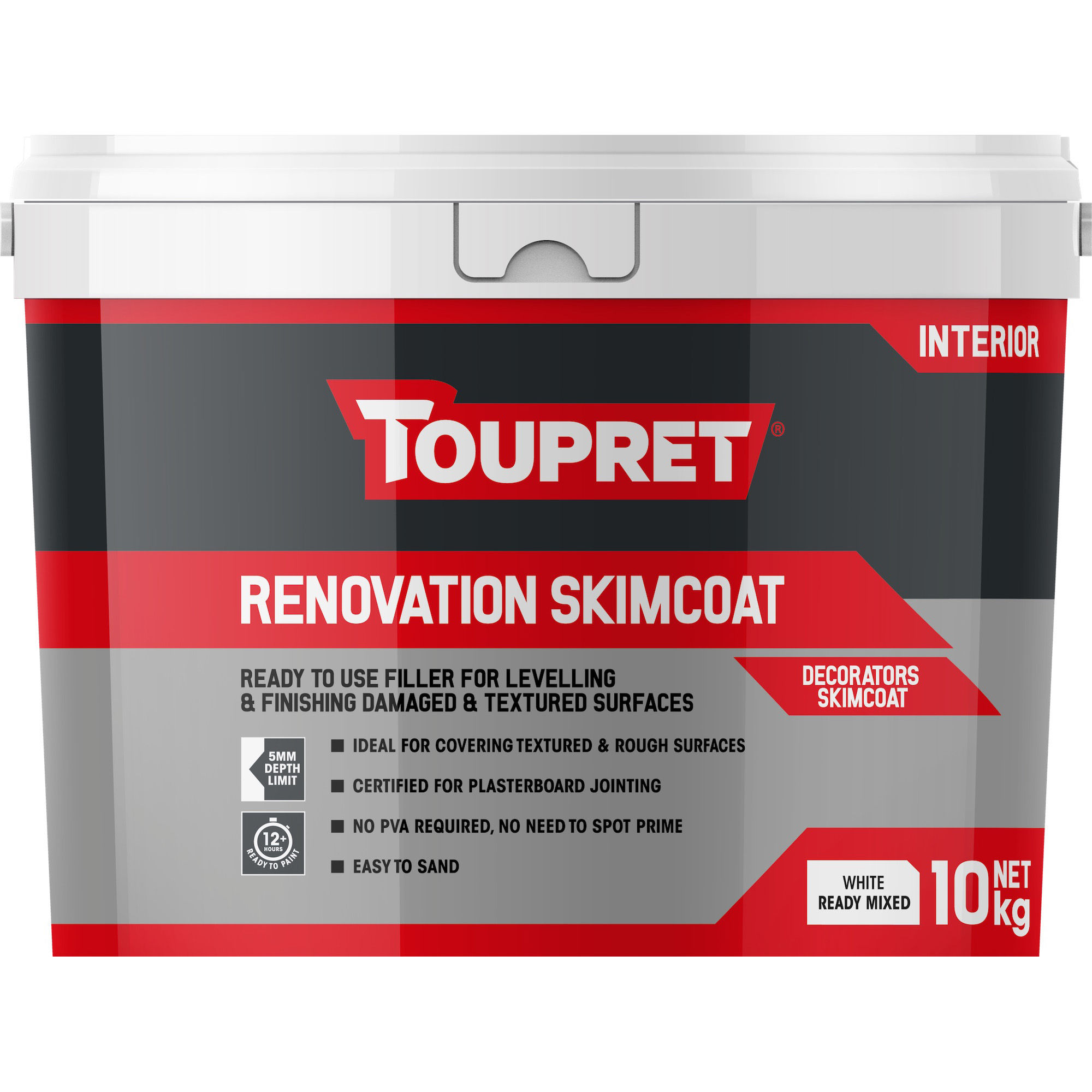Toupret Renovation Skimcoat Decorators Skimcoat 10kg