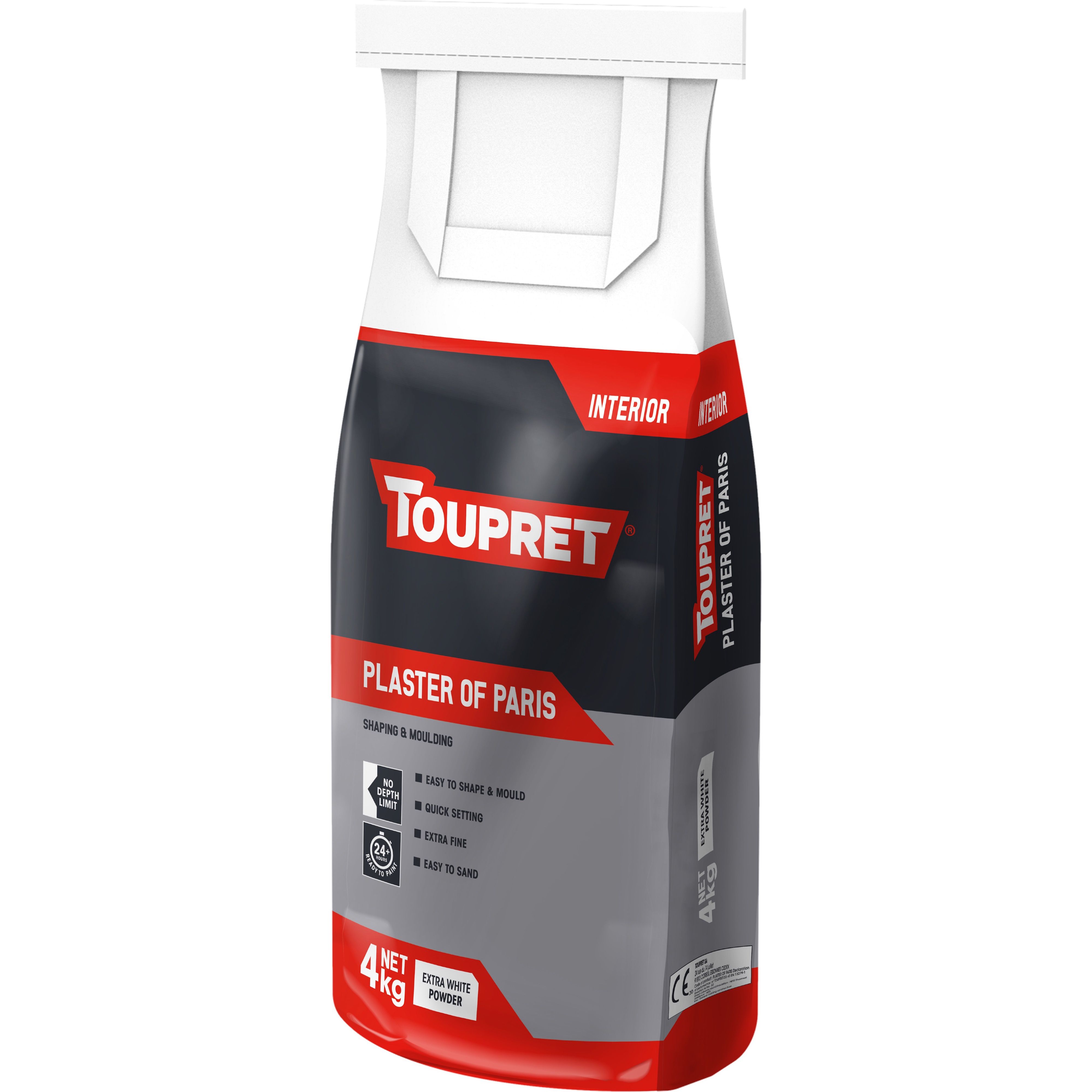 Toupret Plaster Of Paris - 4Kg