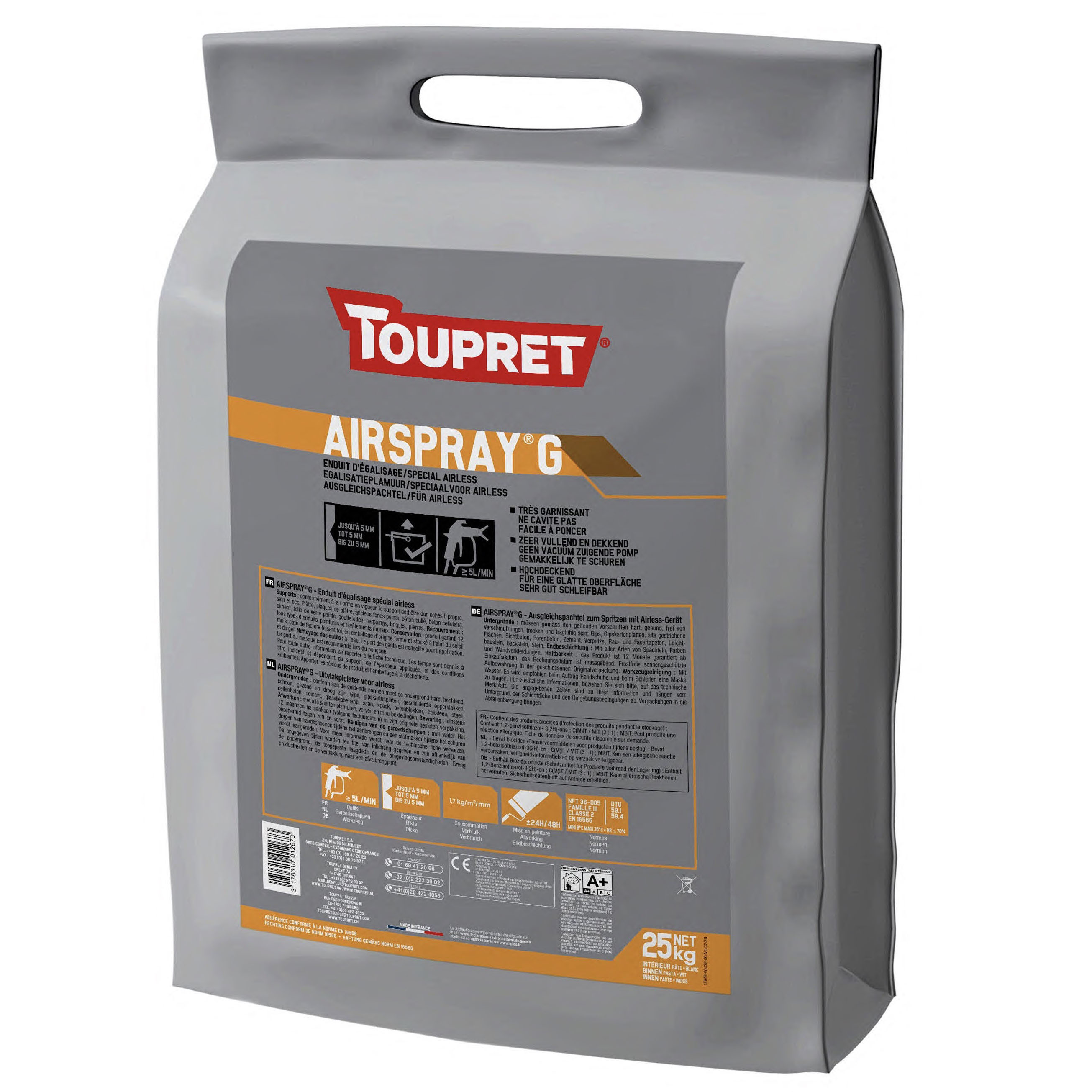 Toupret Airspray G - 25kg