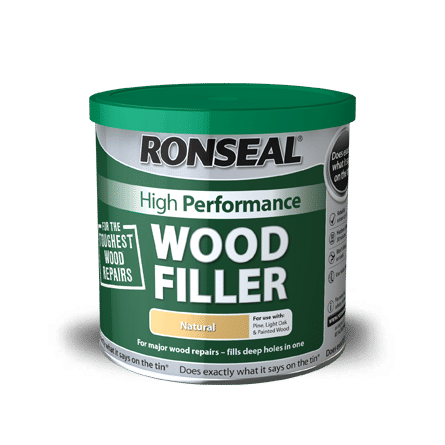 Ronseal 2 Part High Performance Wood Filler White 275g