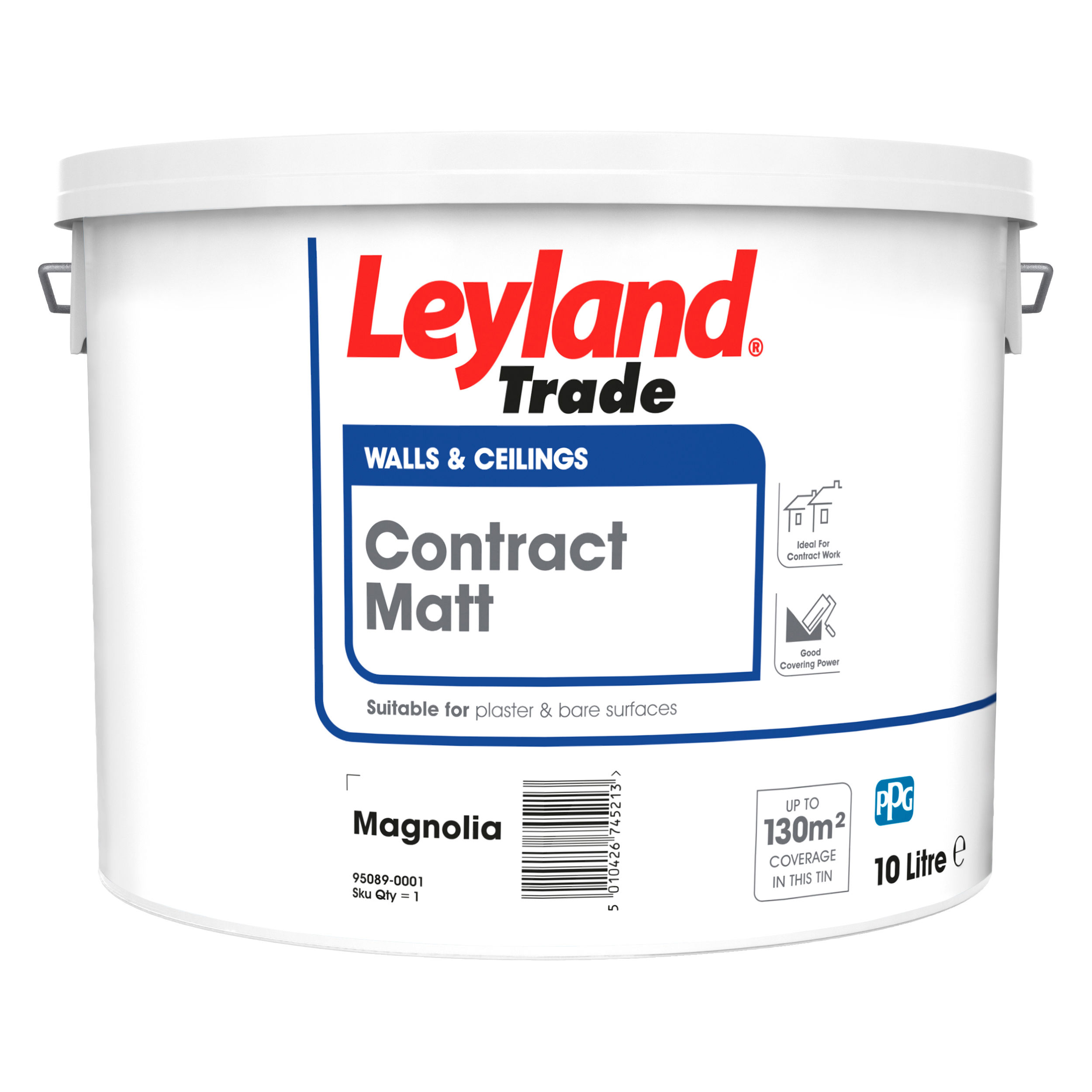Leyland Contract Matt Emulsion Paint Magnolia 10L - 264566