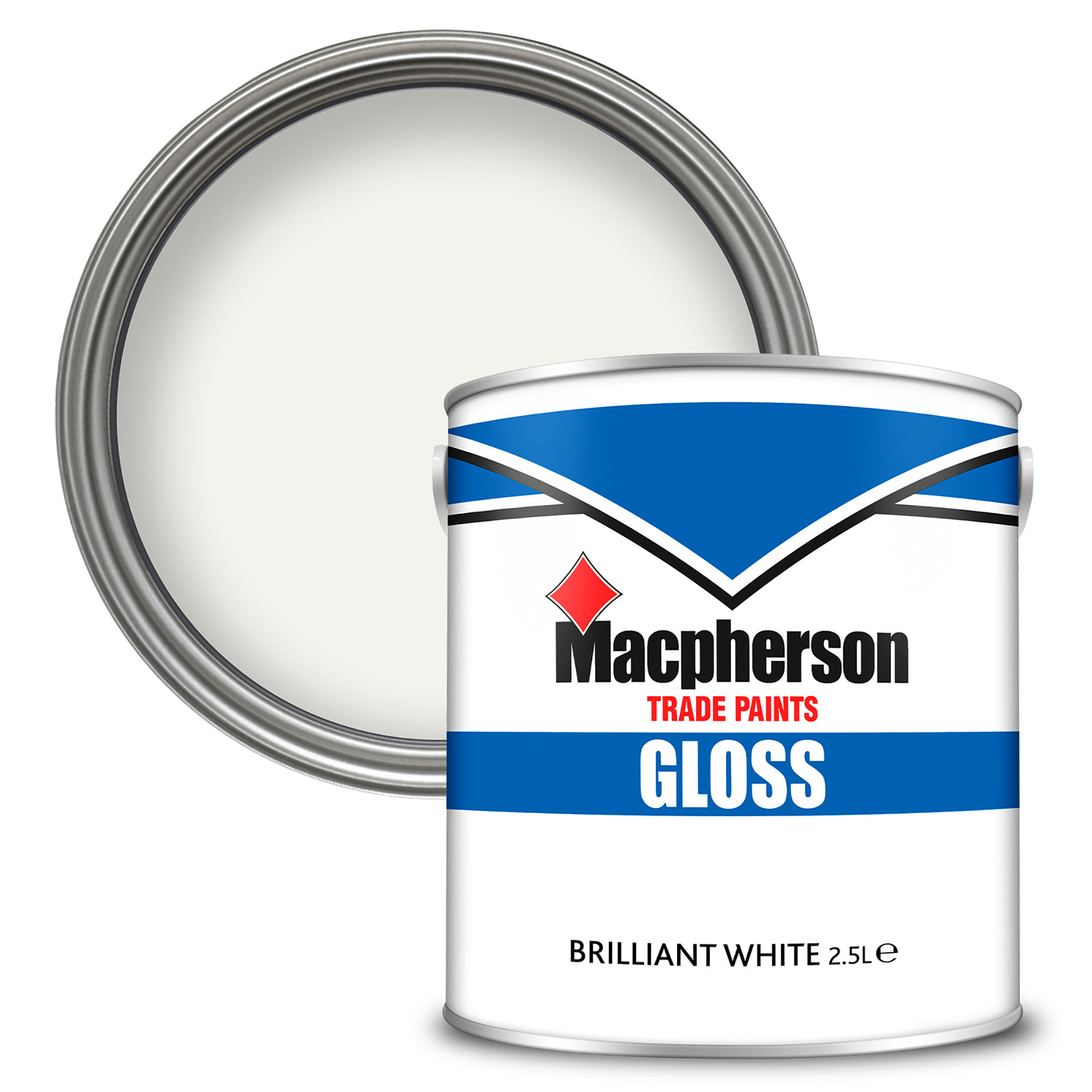 Macpherson Gloss Paint Brilliant White 2.5L