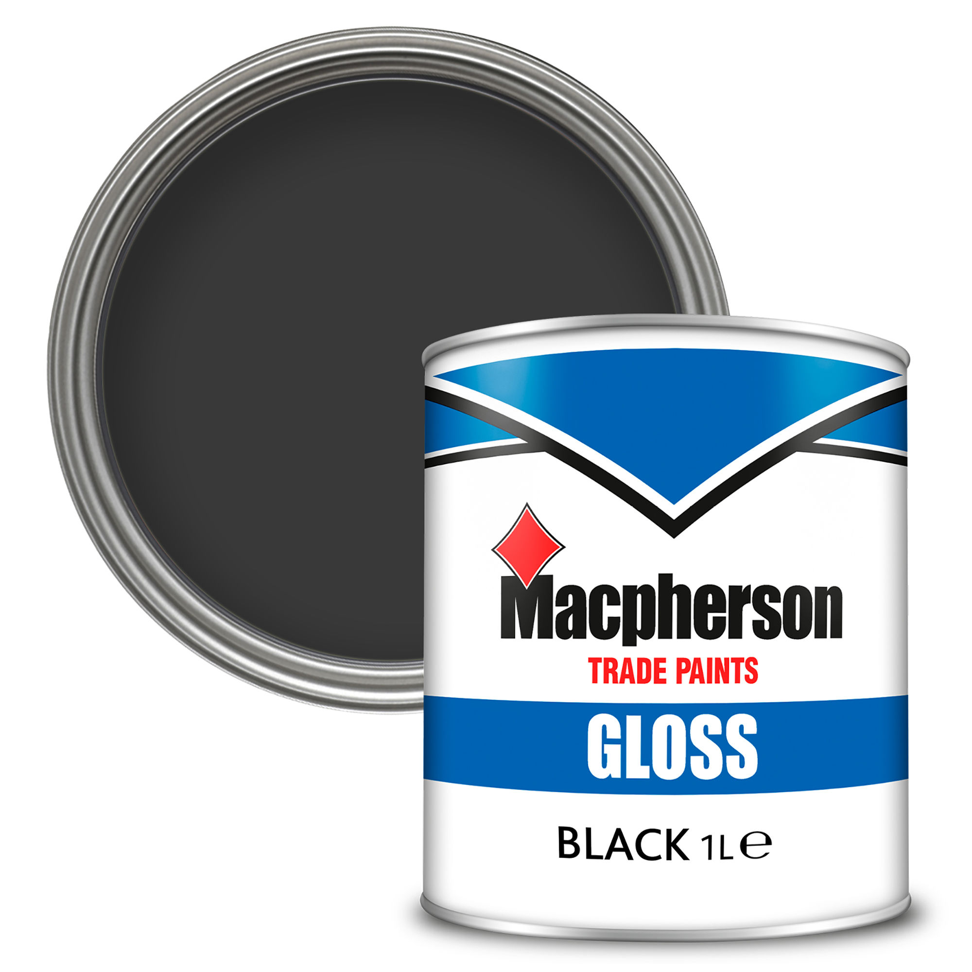 Macpherson Gloss Paint Black 1L