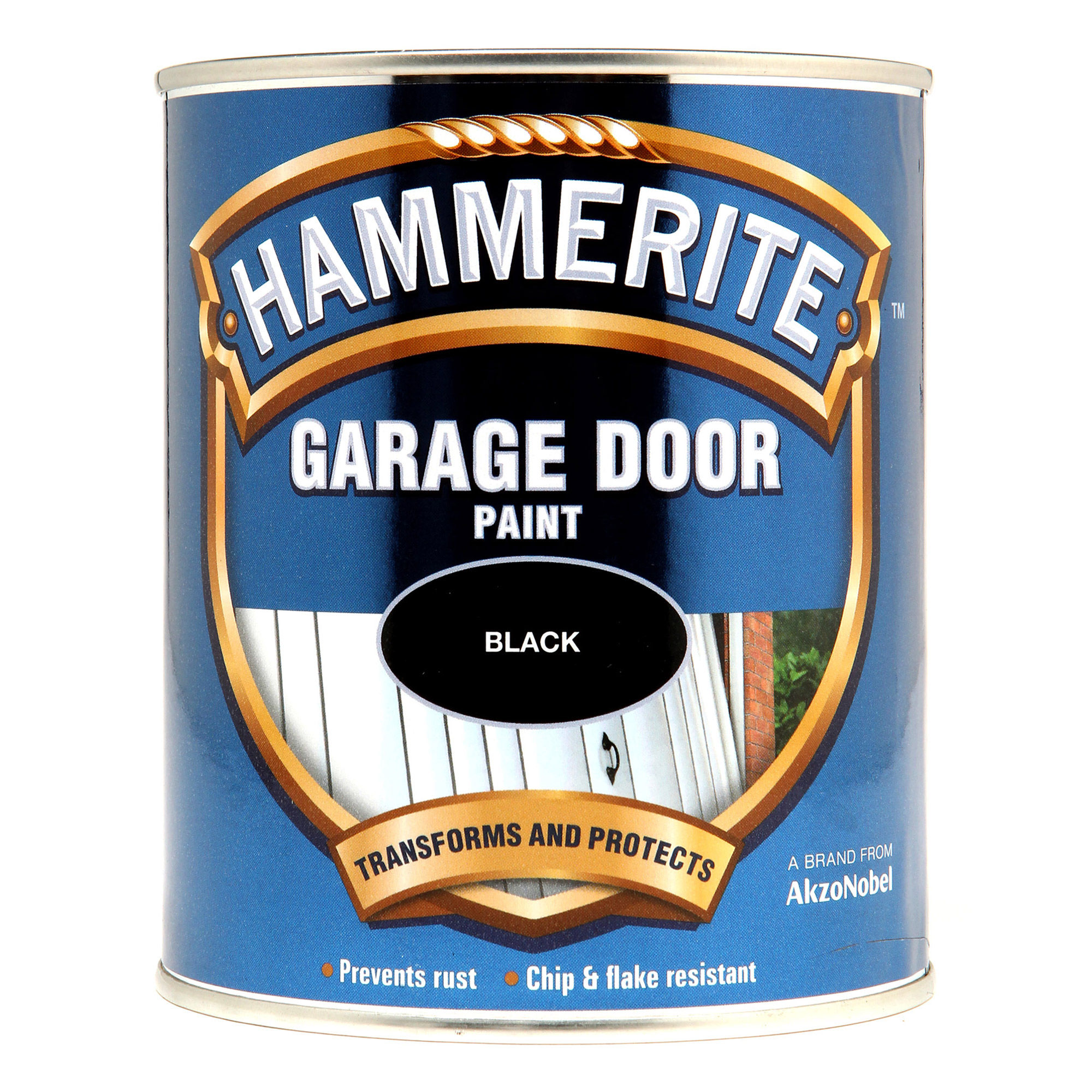 Hammerite Garage Door Paint Black 750ml