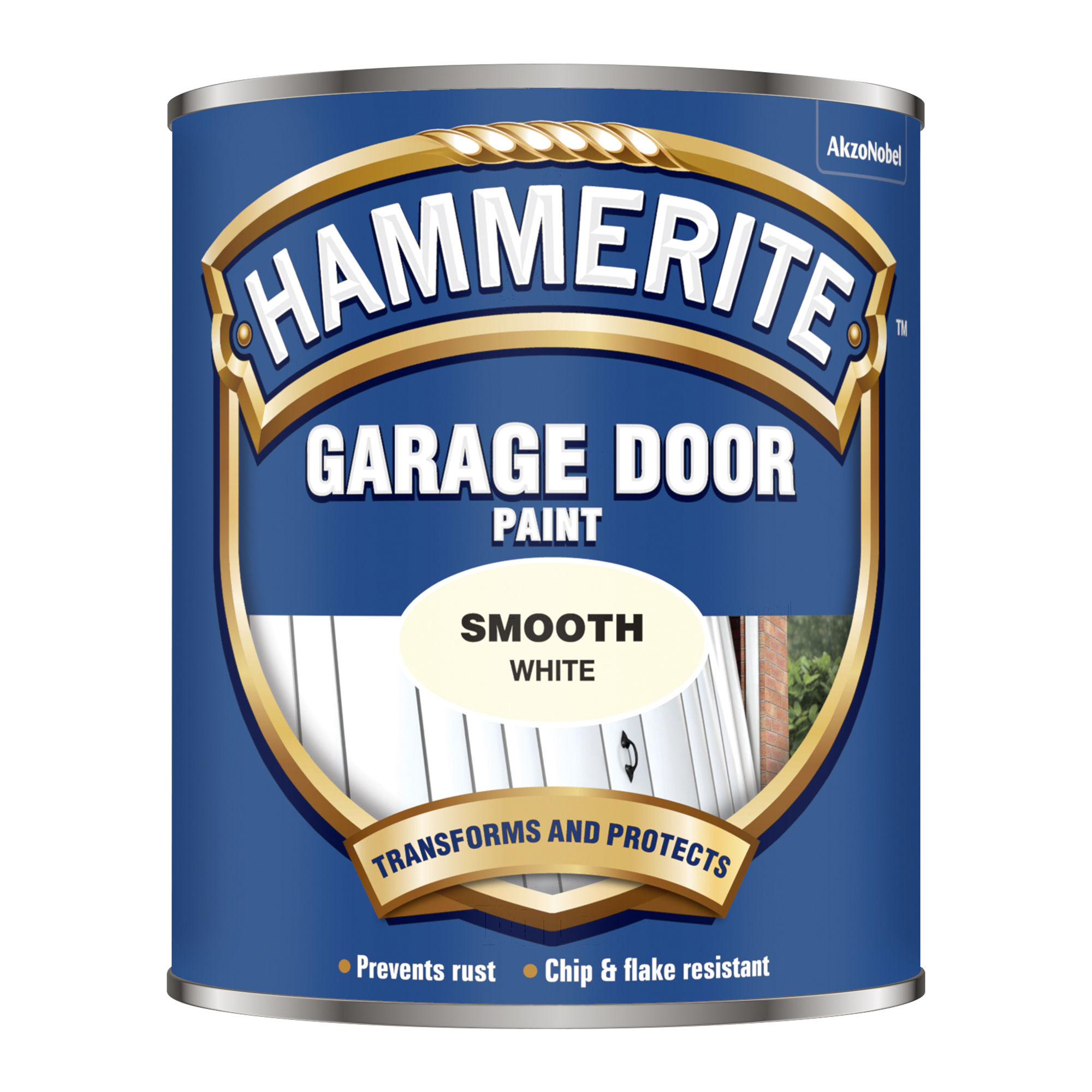 Hammerite Garage Door Paint Smooth White 750ml
