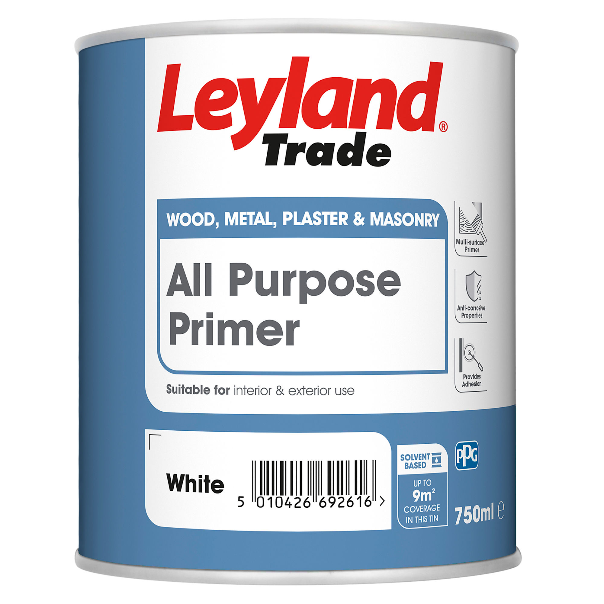 Leyland All Purpose Primer White 750ml - 300872