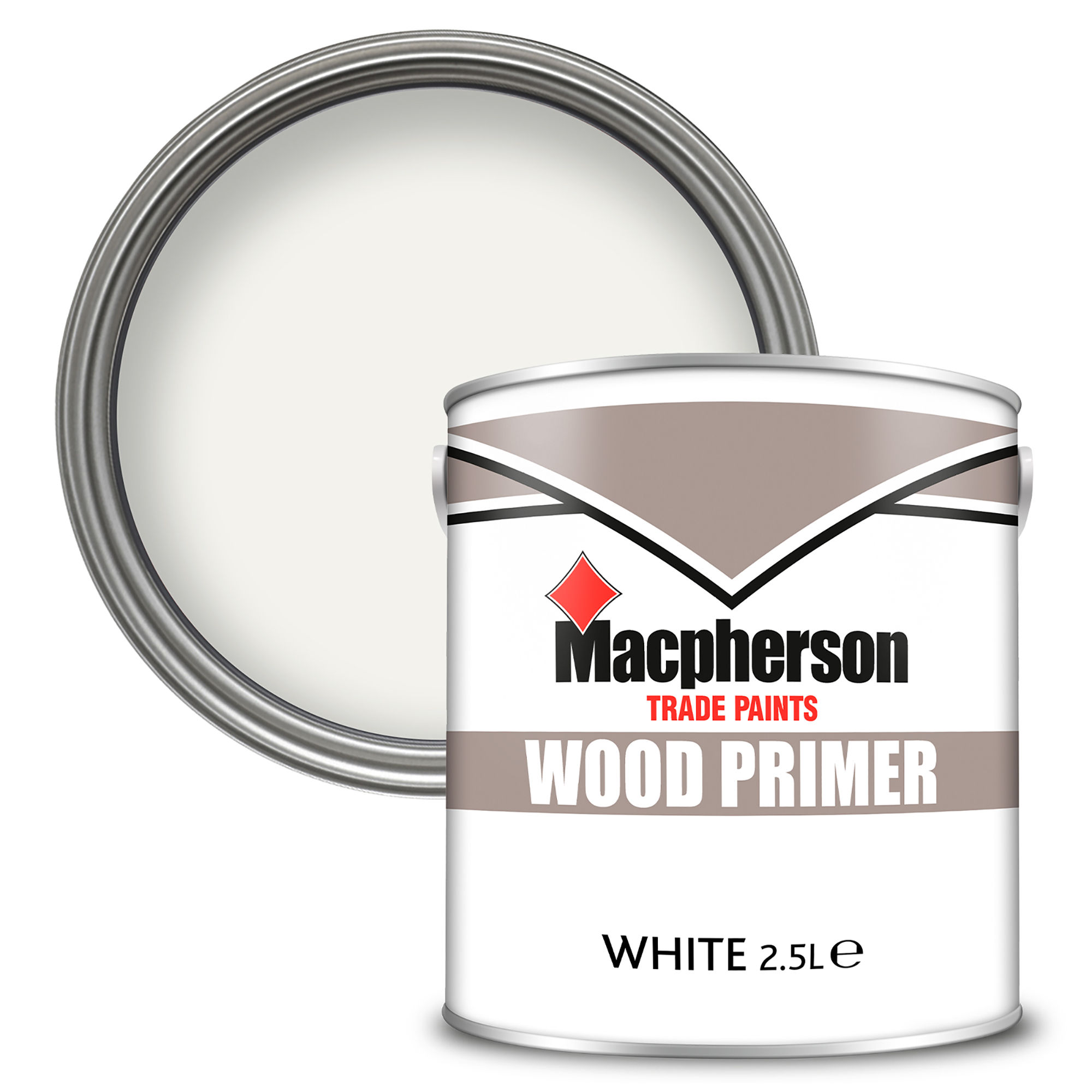 Macpherson Wood Primer White 2.5L