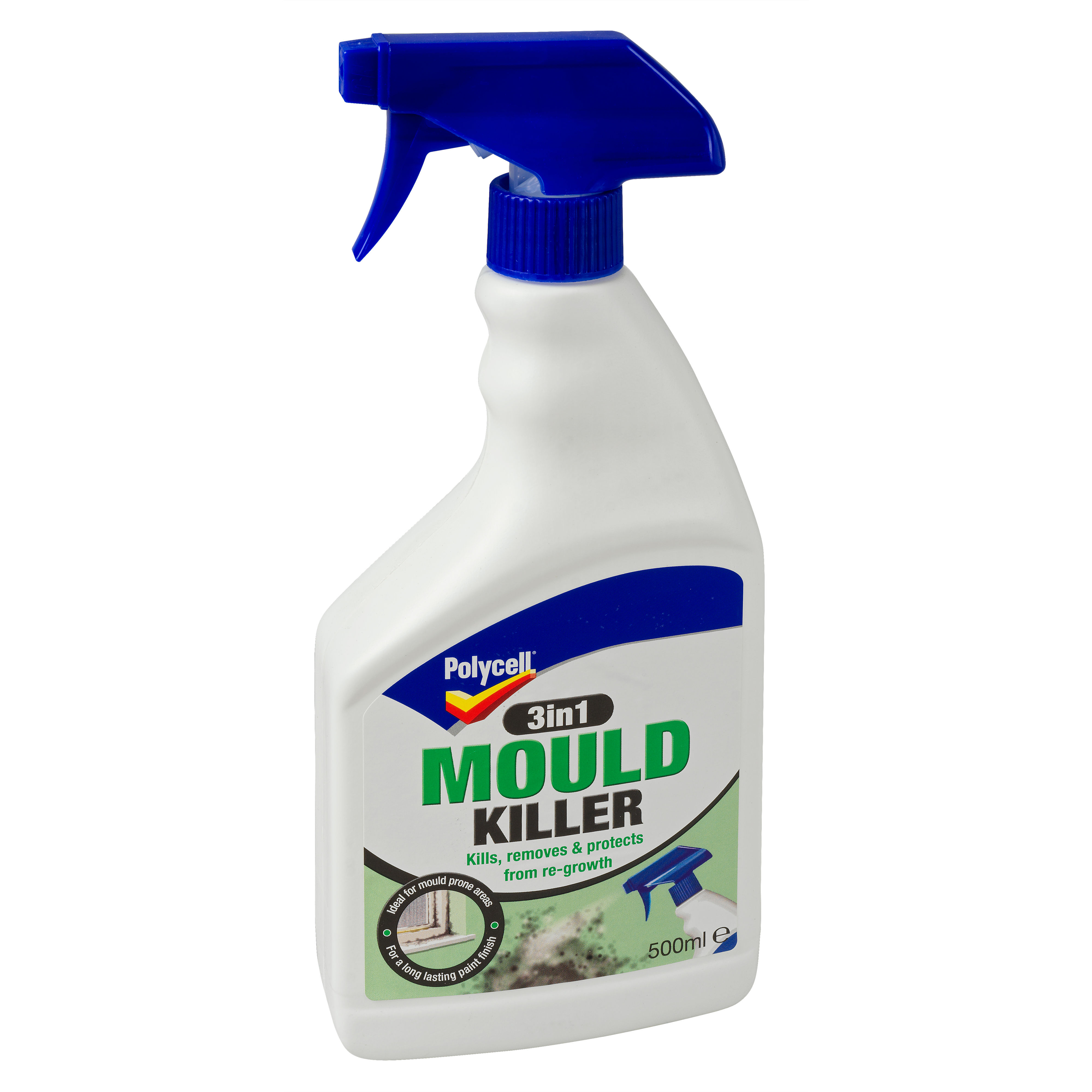 Polycell 3 In 1 Mould Killer Spray 500ml