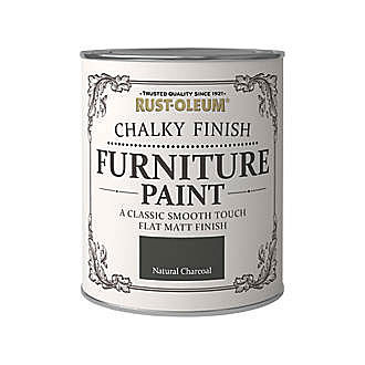 Rust-Oleum Chalky Furniture Matt Anthracite 125ml - RO0070014X1