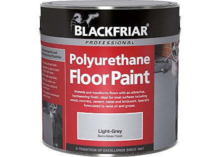 Rust-Oleum Blackfriar Poly Floor Paint Gloss Mid Grey 2.5L - BF2000002C1