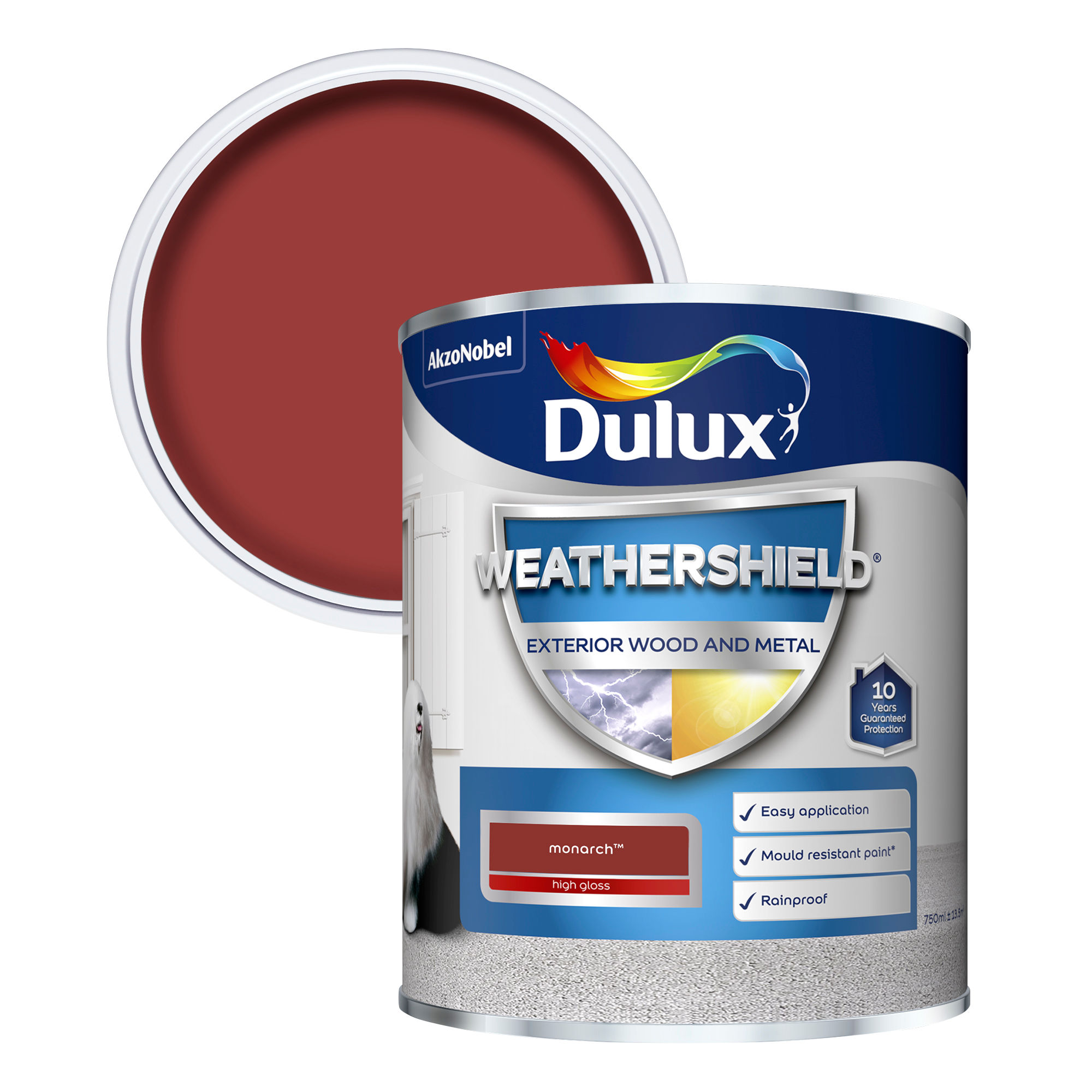Dulux Weathershield Gloss Monarch 750ml