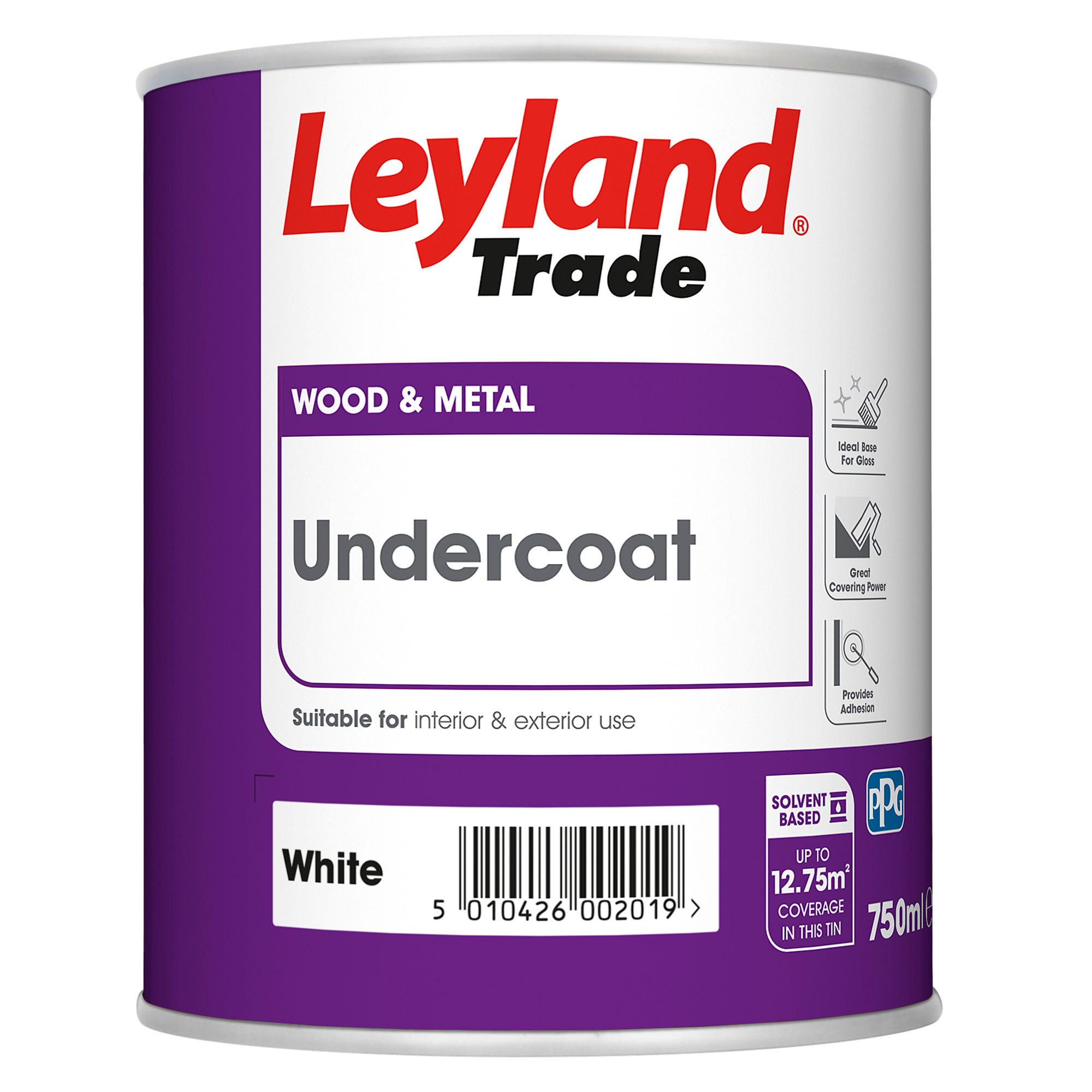 Leyland Undercoat Brilliant White 750ml - 264784