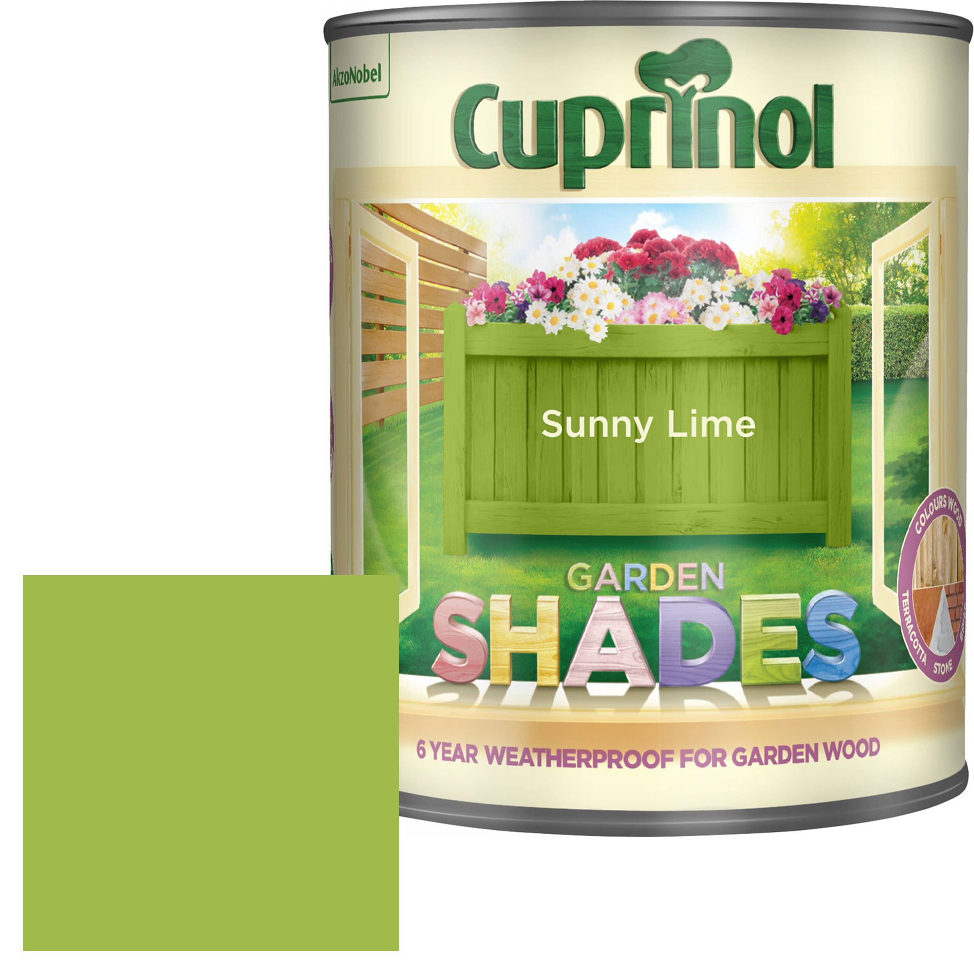 Cuprinol Garden Shades Sunny Lime 1 Litre