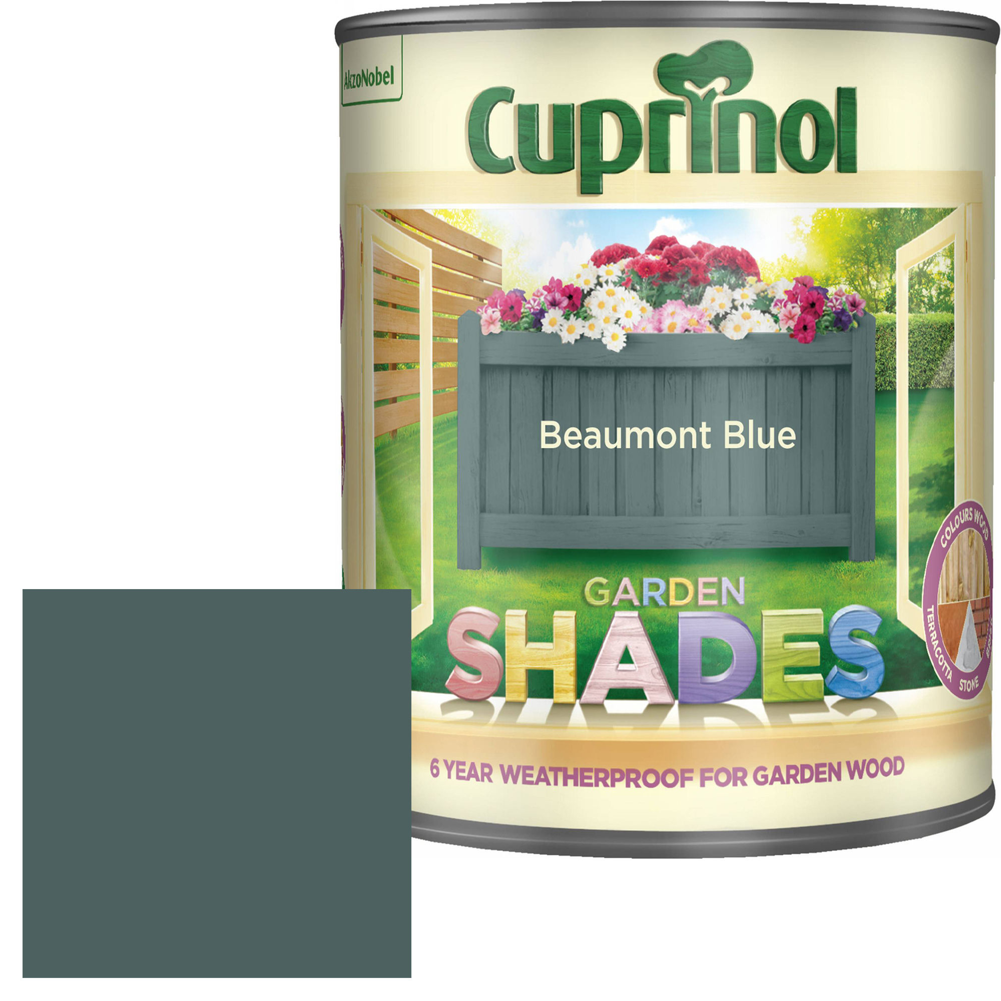 Cuprinol Garden Shades Beaumont Blue 1L