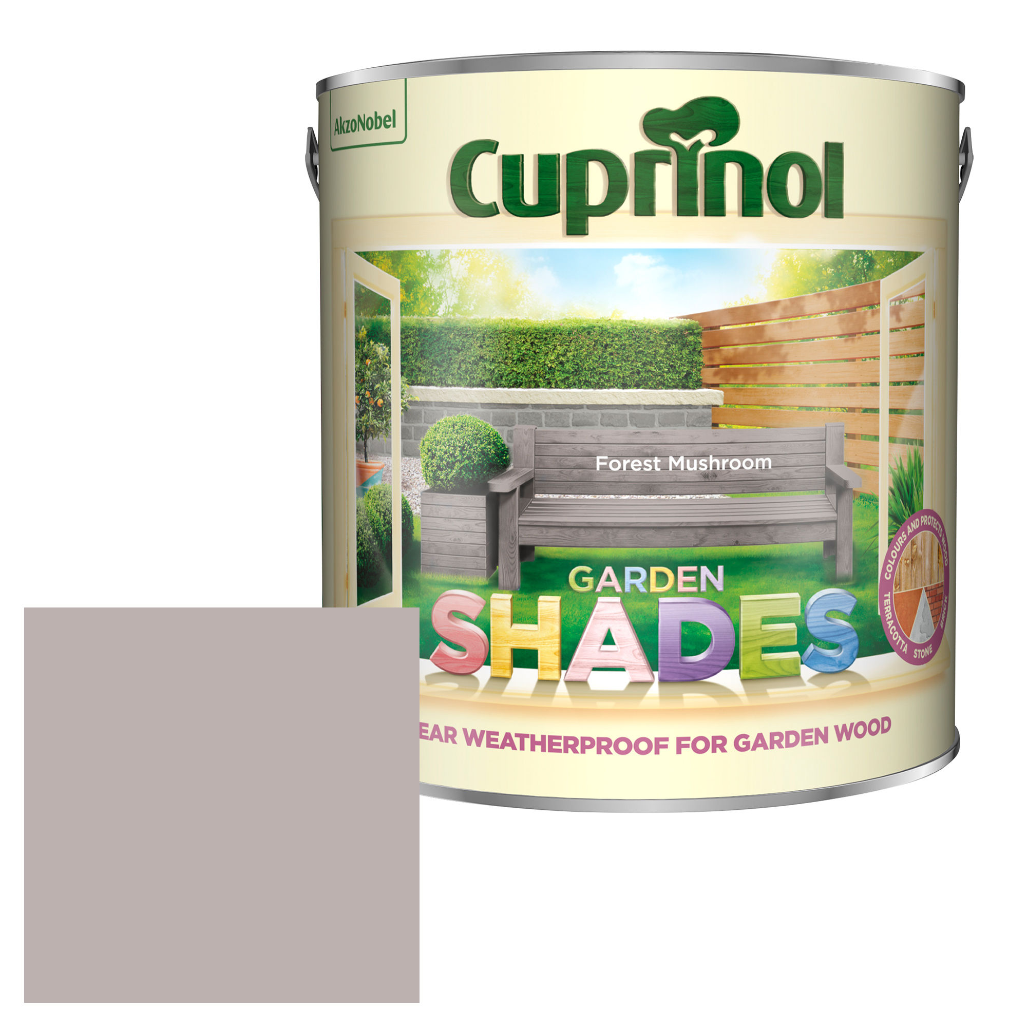 Cuprinol Garden Shades Forest Mushroom 2.5 Litres
