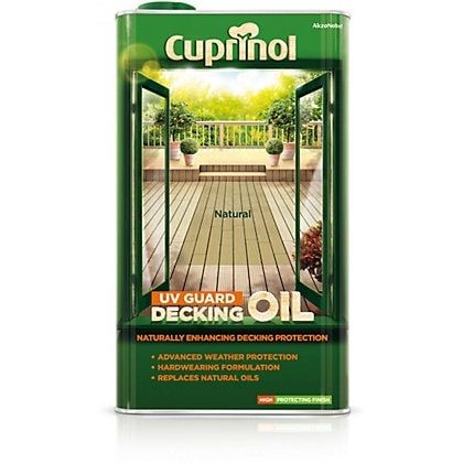 Cuprinol UV Guard Decking Oil 2.5 Litres Natural Pine