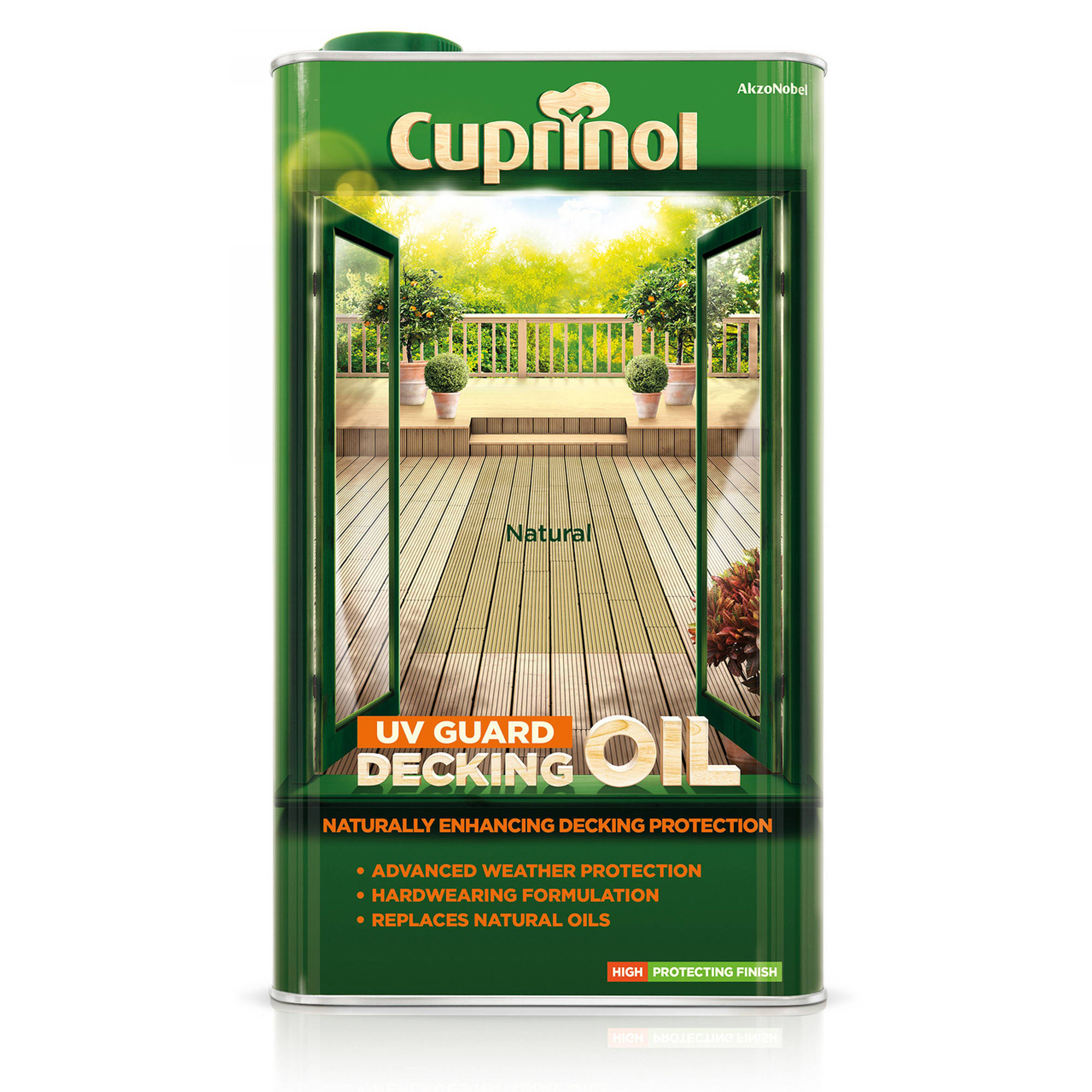 Cuprinol UV Guard Decking Oil Natural