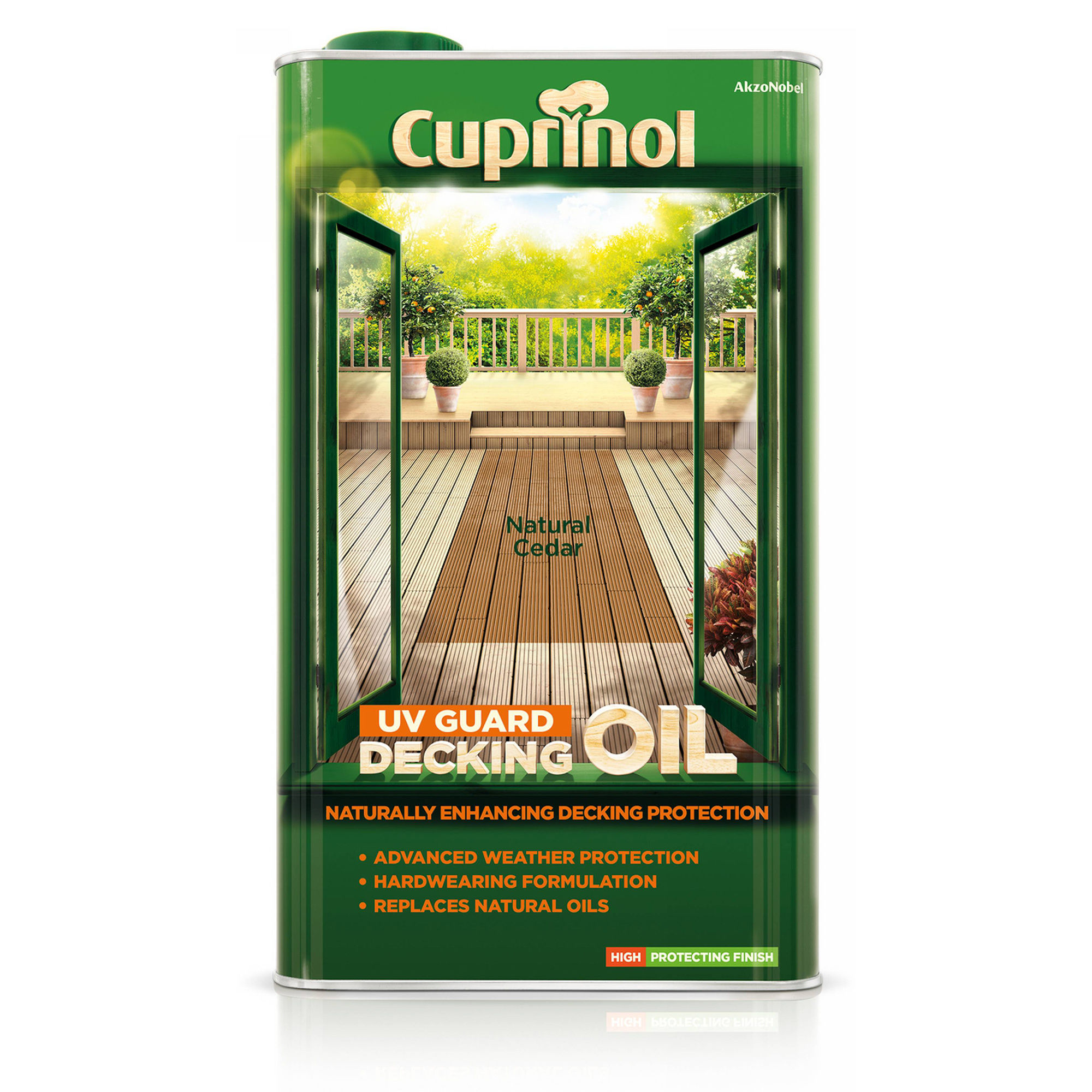 Cuprinol UV Guard Decking Oil - Natural Cedar (5L)