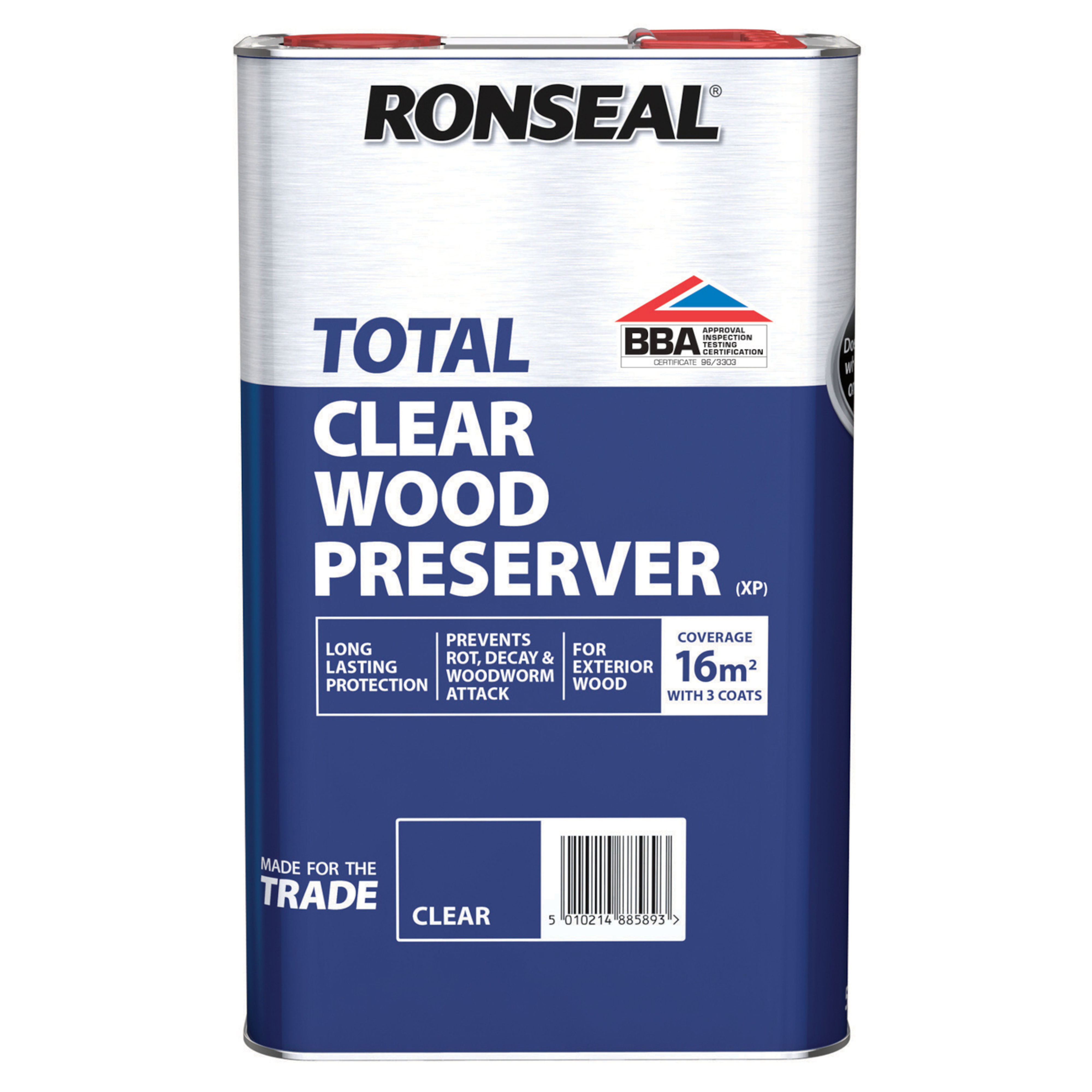 Ronseal Total Wood Preserver Clear 5L