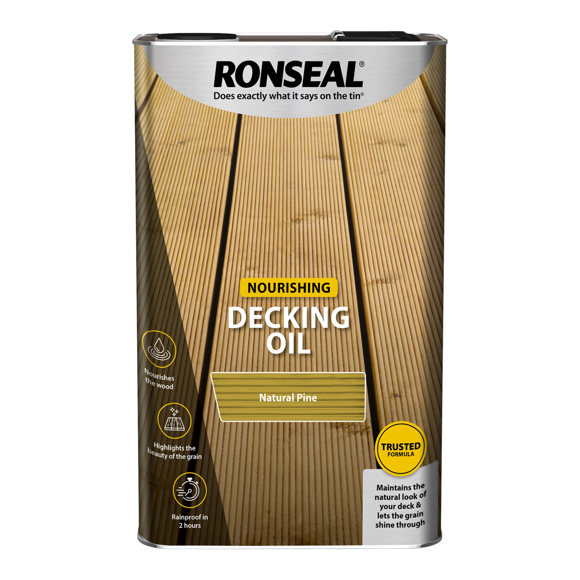 Ronseal Nourishing Decking Oil Natural Pine 5L