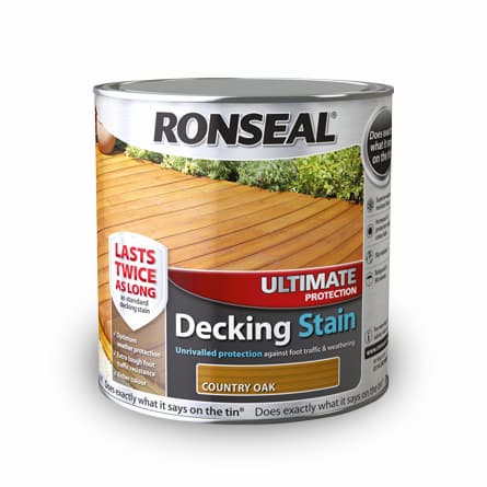 Ronseal Ultimate Protection Decking Stain-2.5 Litres-Mountain Green