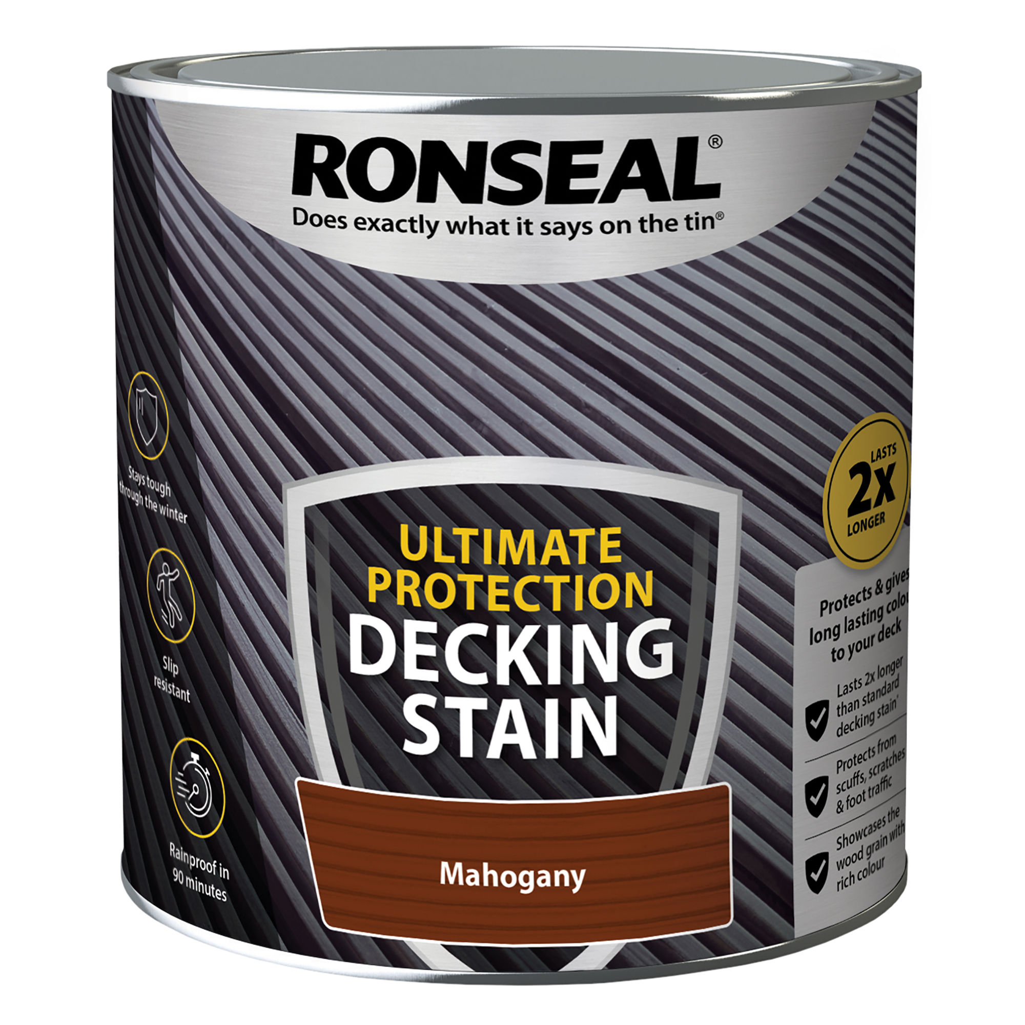 Ronseal Ultimate Protection Decking Stain - Mahogany (2.5L)