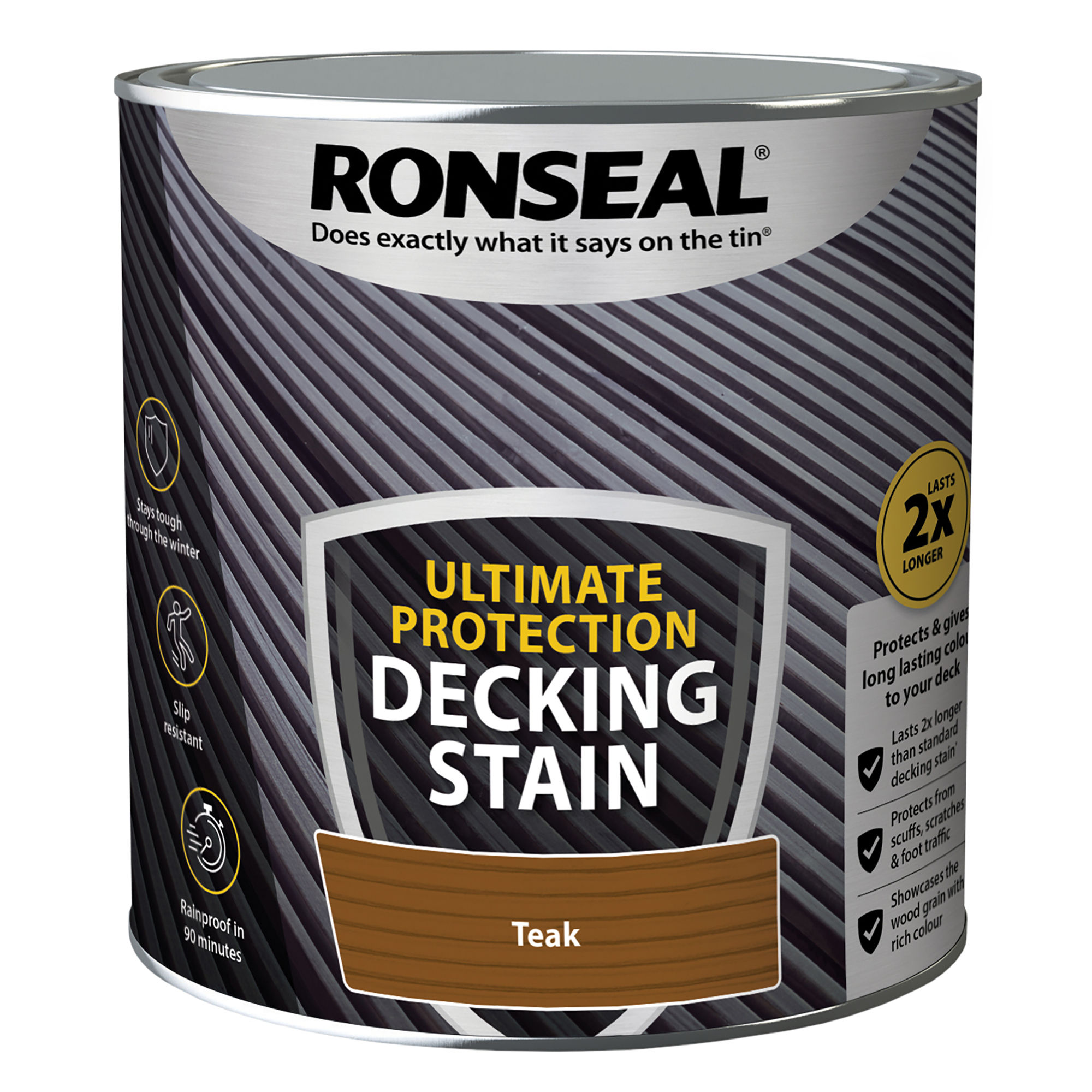 Ronseal Ultimate Protection Decking Stain - Teak (2.5L)