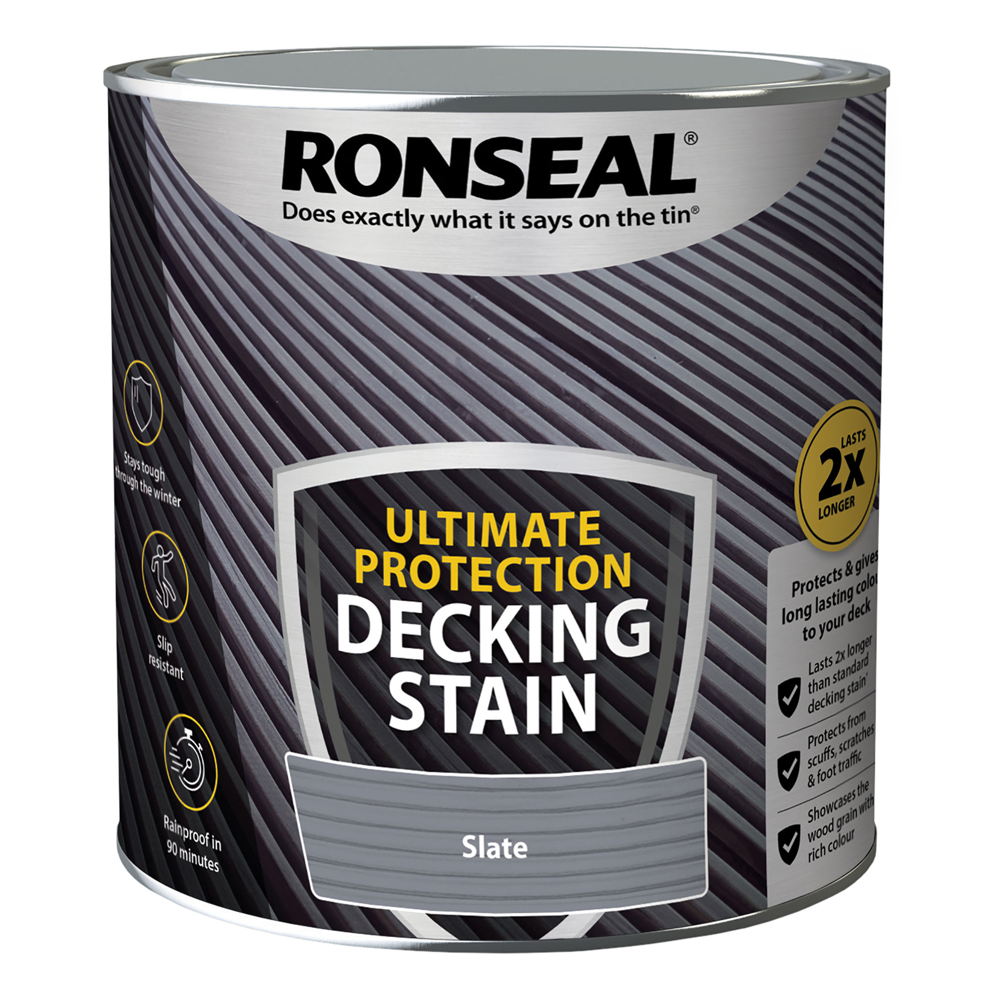 Ronseal Ultimate Protection Decking Stain Slate 2.5L