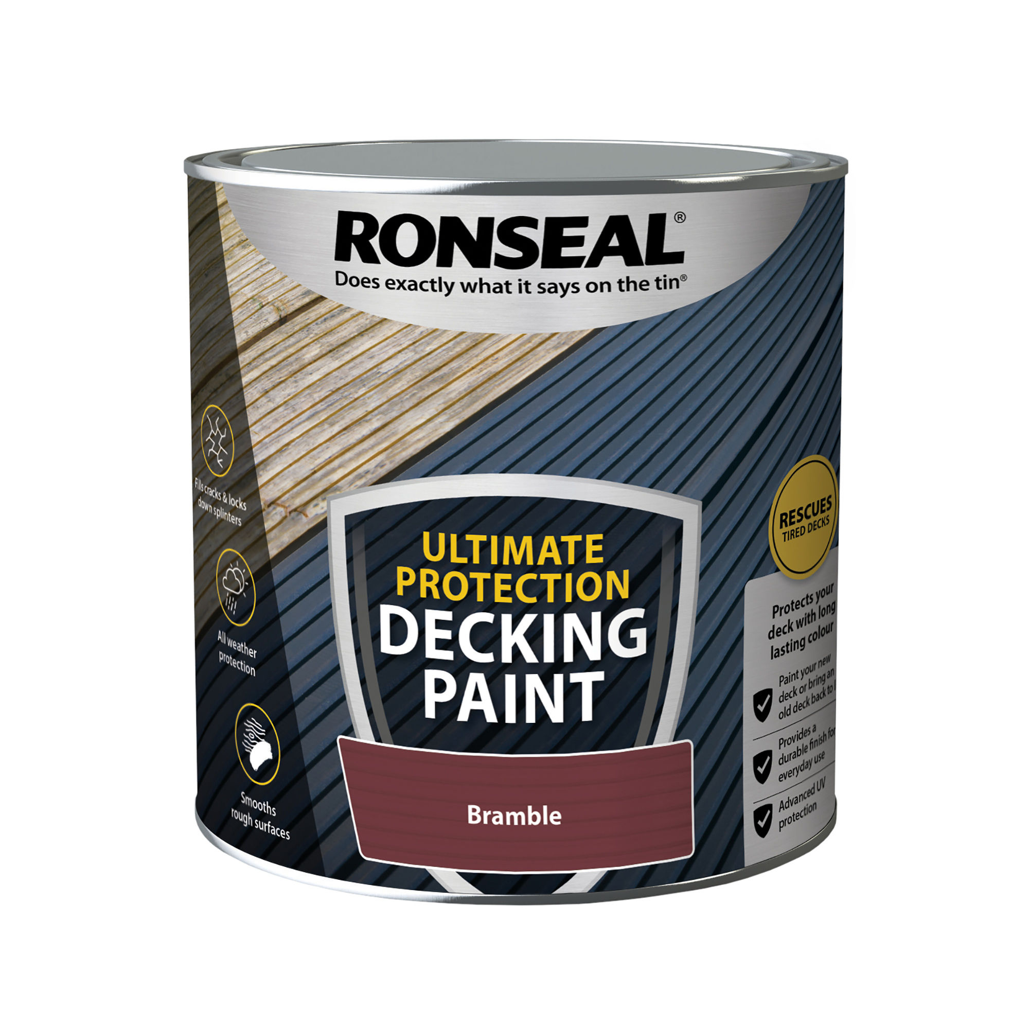 Ronseal Ultimate Protection Decking Paint – Bramble (2.5L)