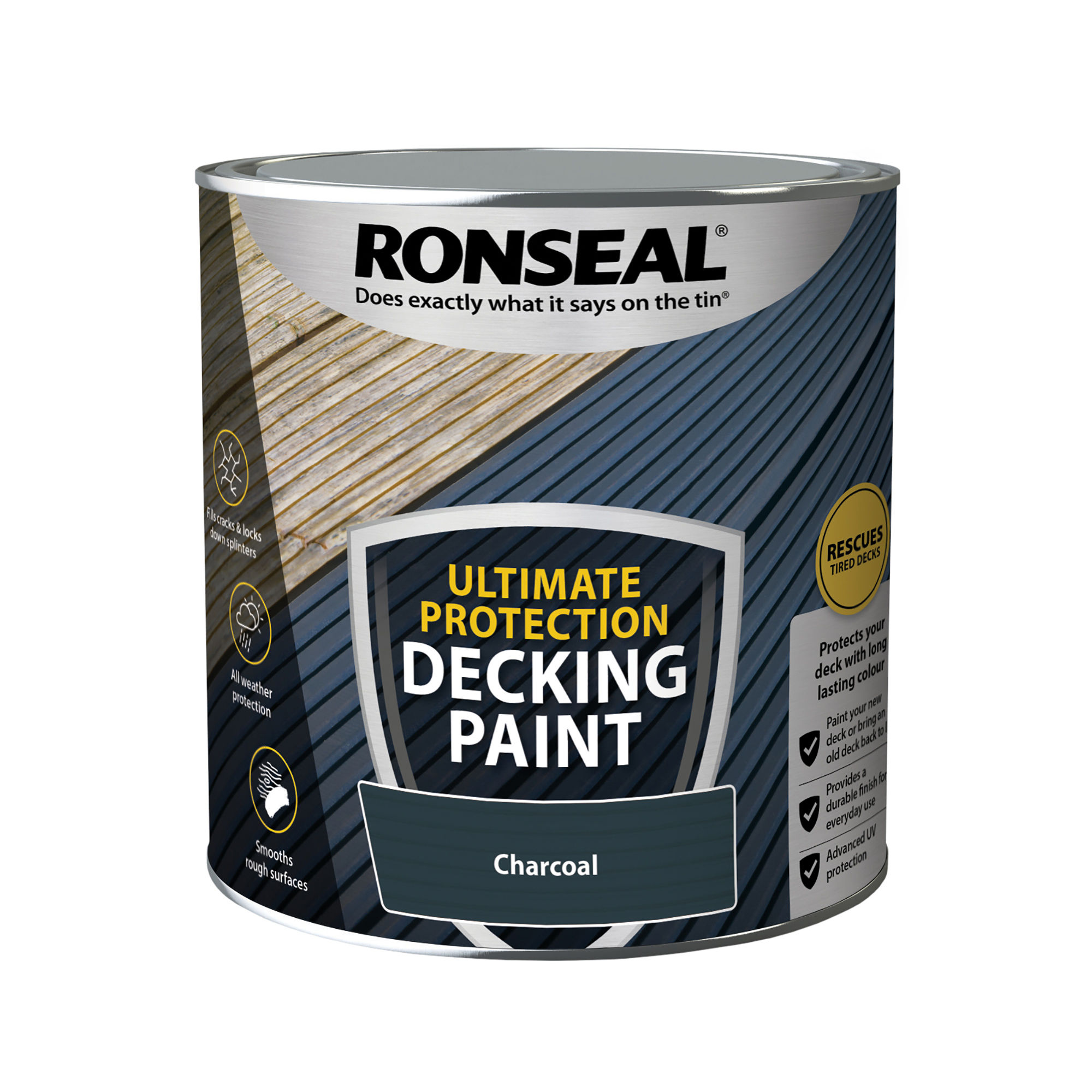 Ronseal Ultimate Protection Decking Paint Charcoal