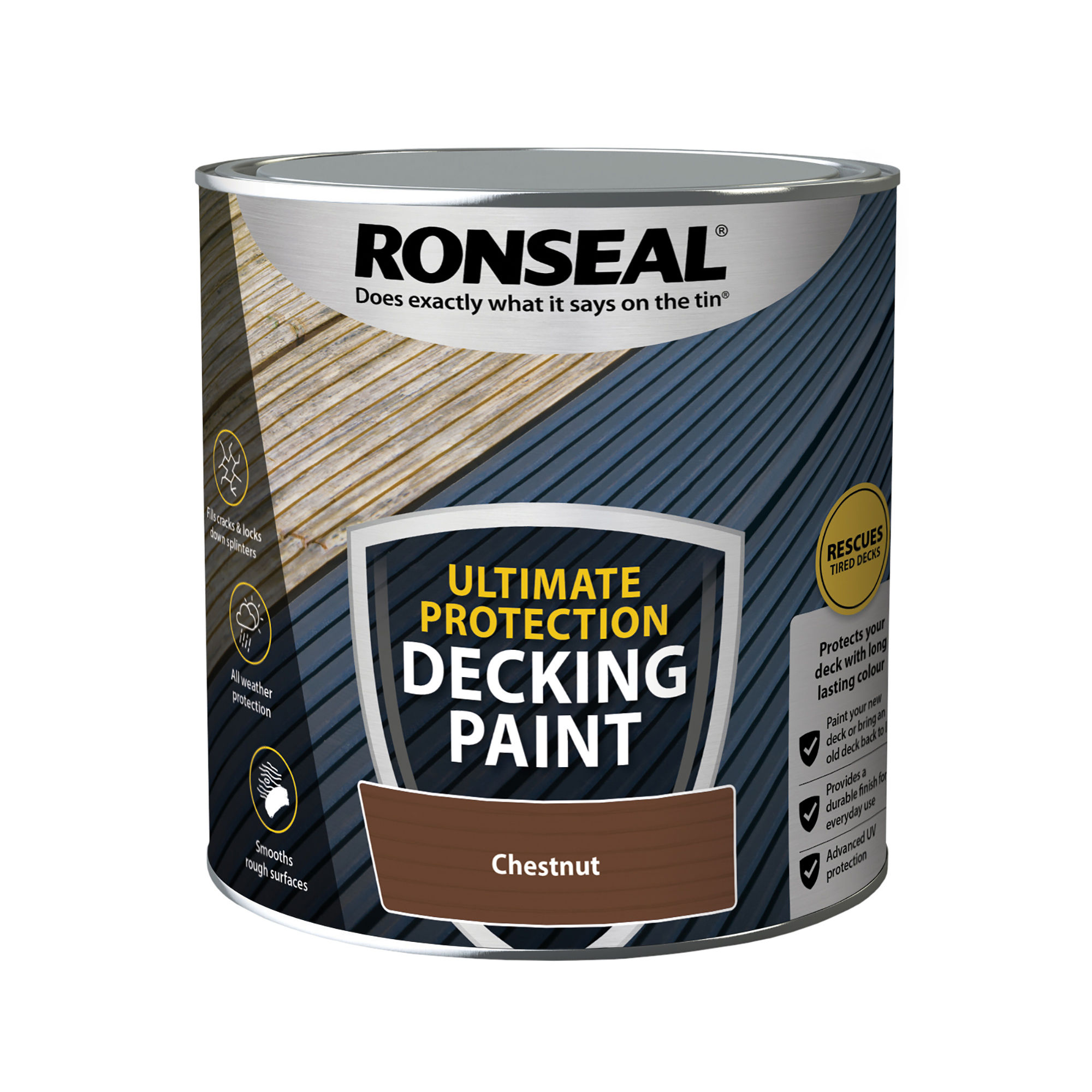 Ronseal Ultimate Protection Decking Paint Chestnut