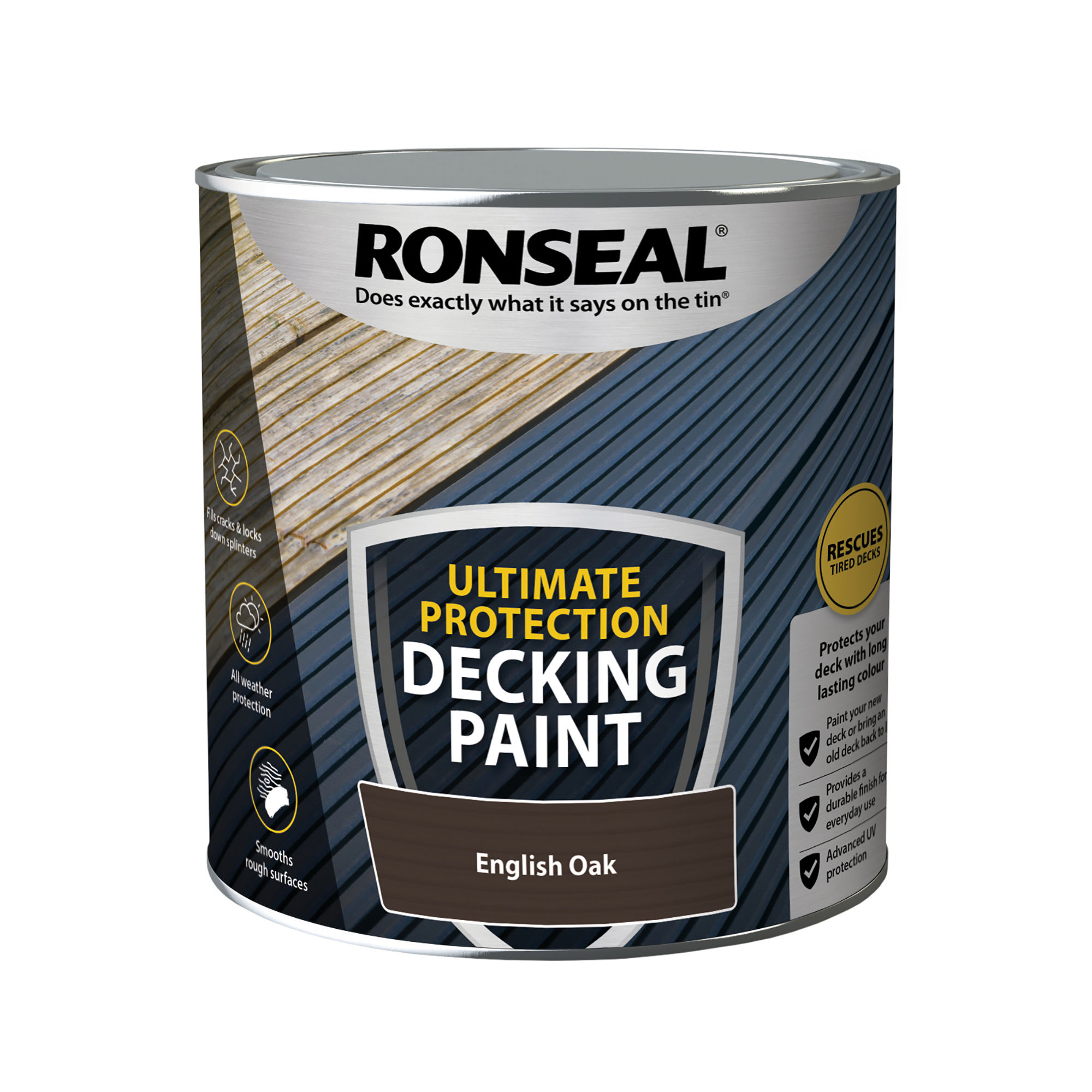Ronseal Ultimate Protection Decking Paint English Oak