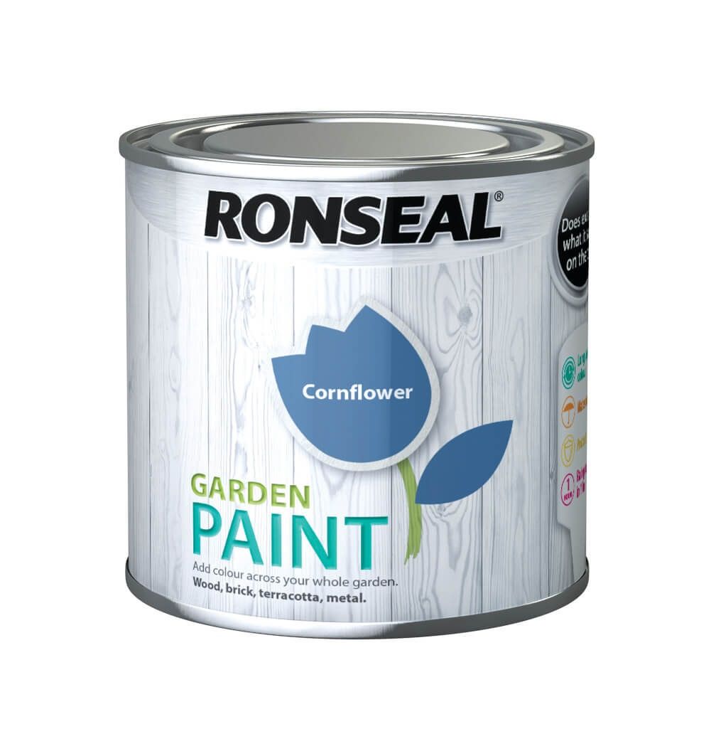 Ronseal Garden Paint 250ml Cornflower