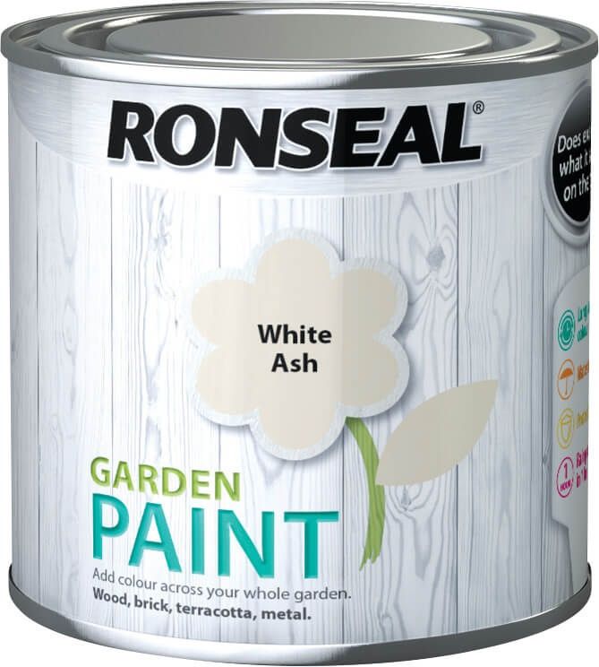 Ronseal Garden Paint 250ml White Ash