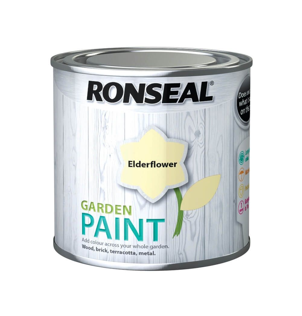 Ronseal Garden Paint-250ml-Elderflower
