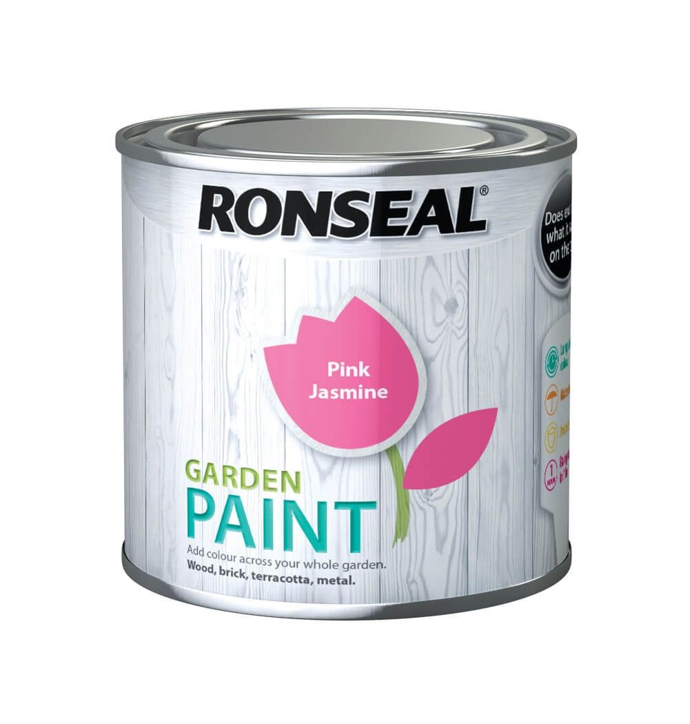 Ronseal Garden Paint 250ml Pink Jasmine