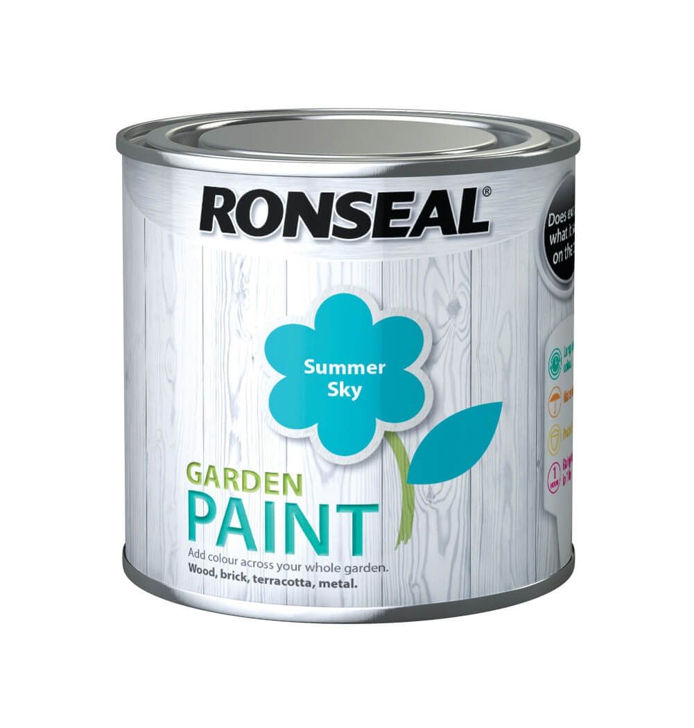 Ronseal Garden Paint 250ml Summer Sky