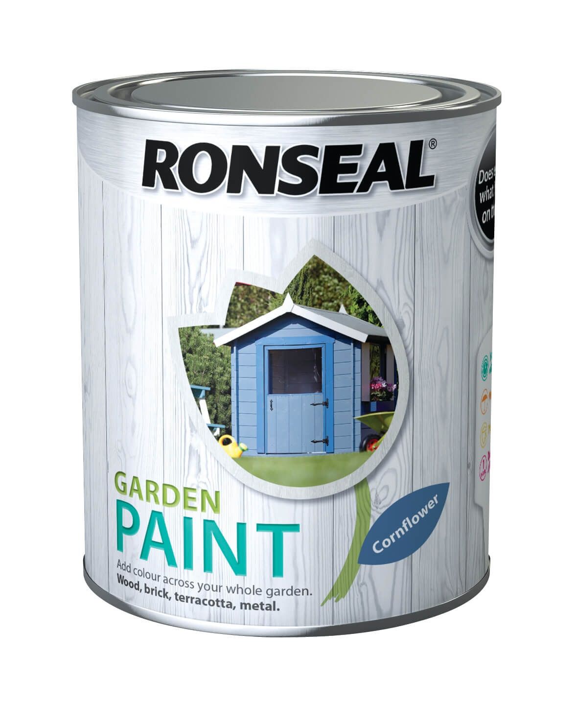 Ronseal Garden Paint 750ml Cornflower