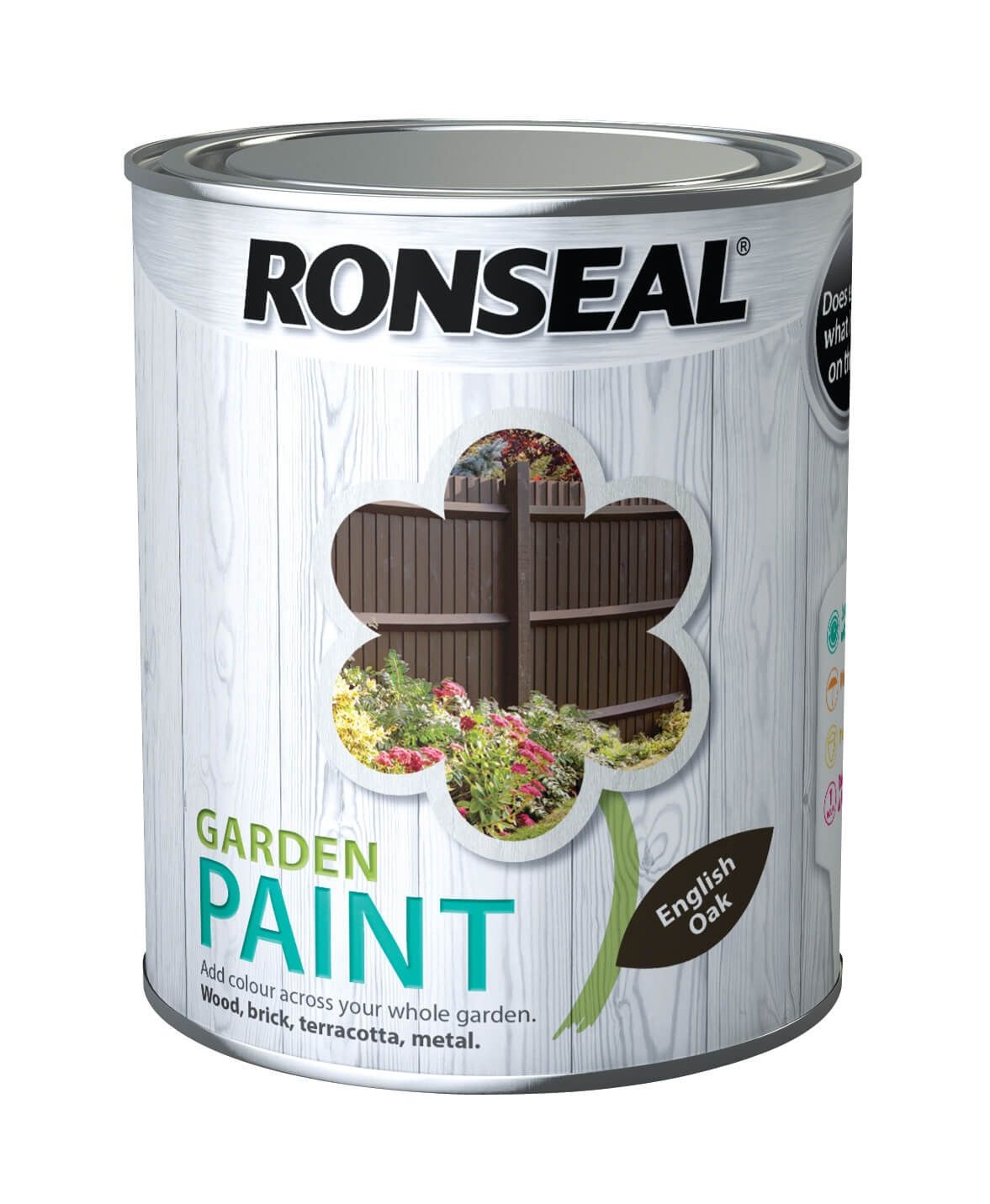 Ronseal Garden Paint 750ml English Oak