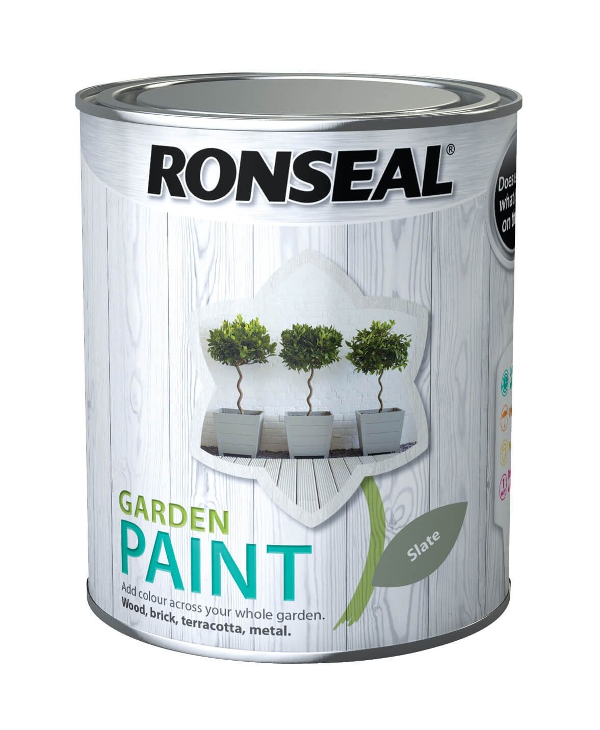 Ronseal Garden Paint Slate 750ml