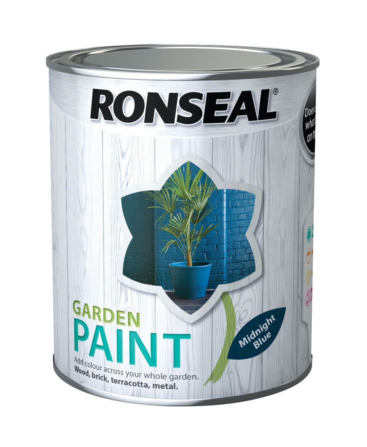 Ronseal Garden Paint 750ml Midnight Blue