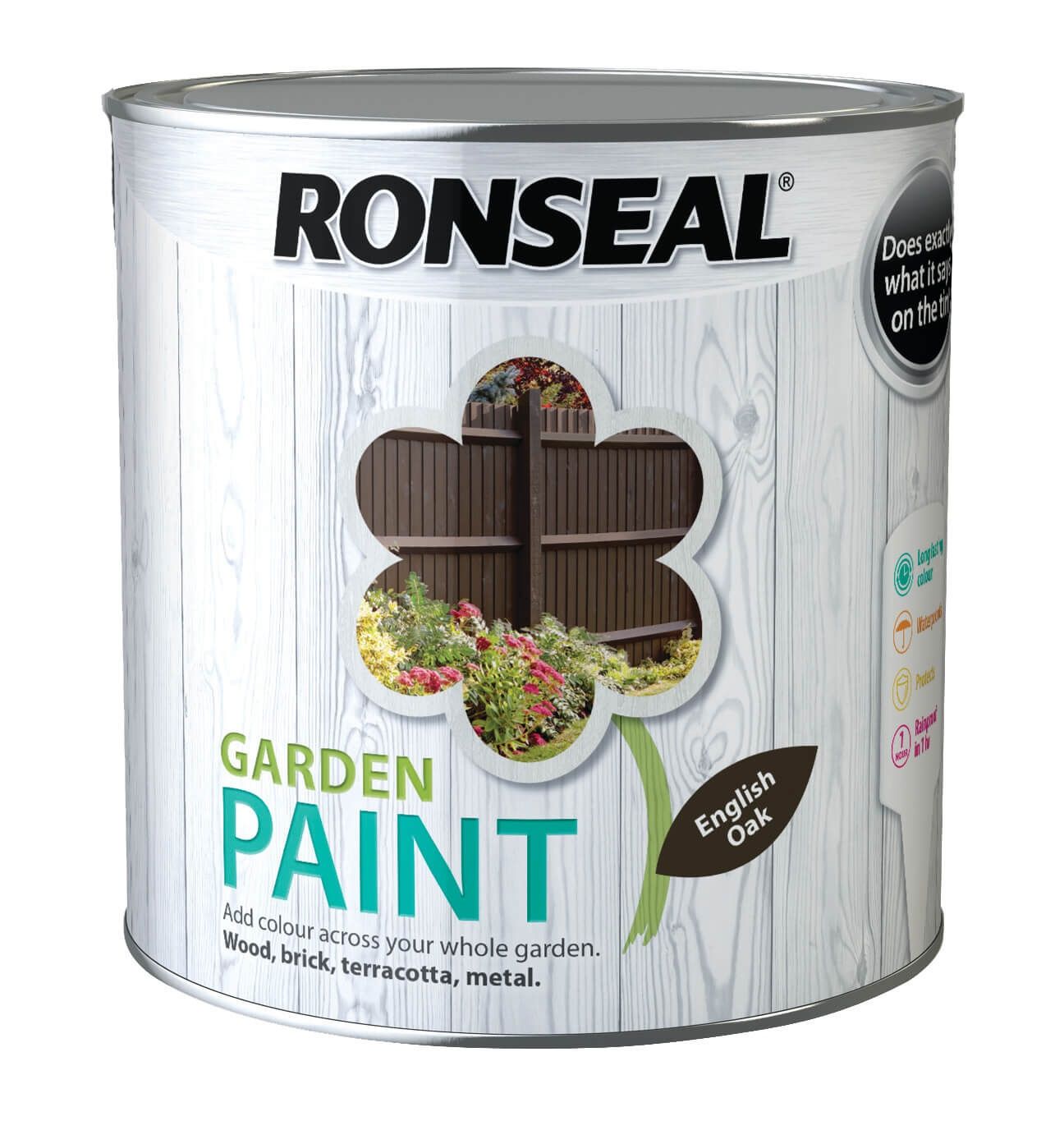 Ronseal Garden Paint 2.5 Litres English Oak