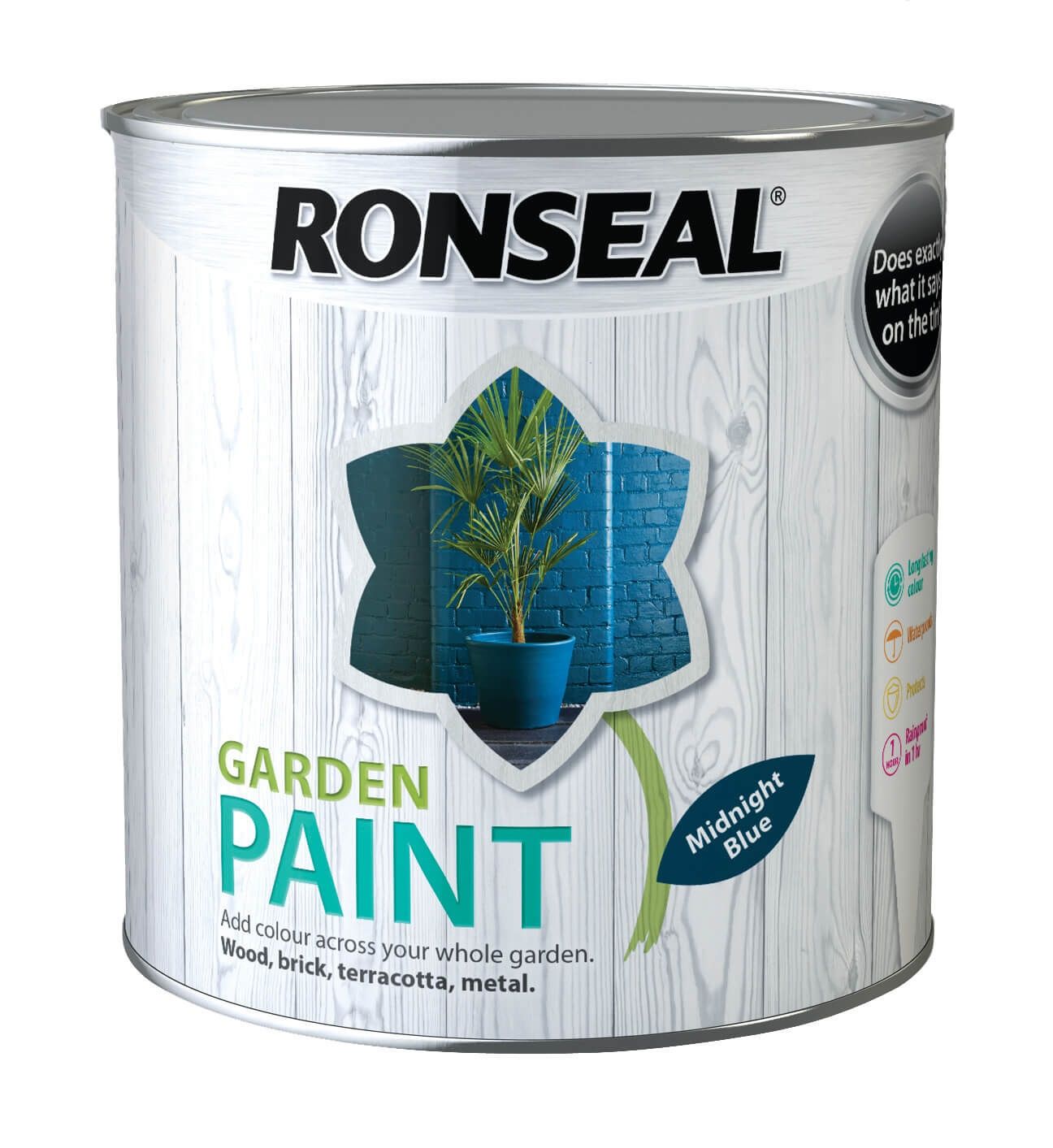 Ronseal Garden Paint 2.5 Litres Midnight Blue