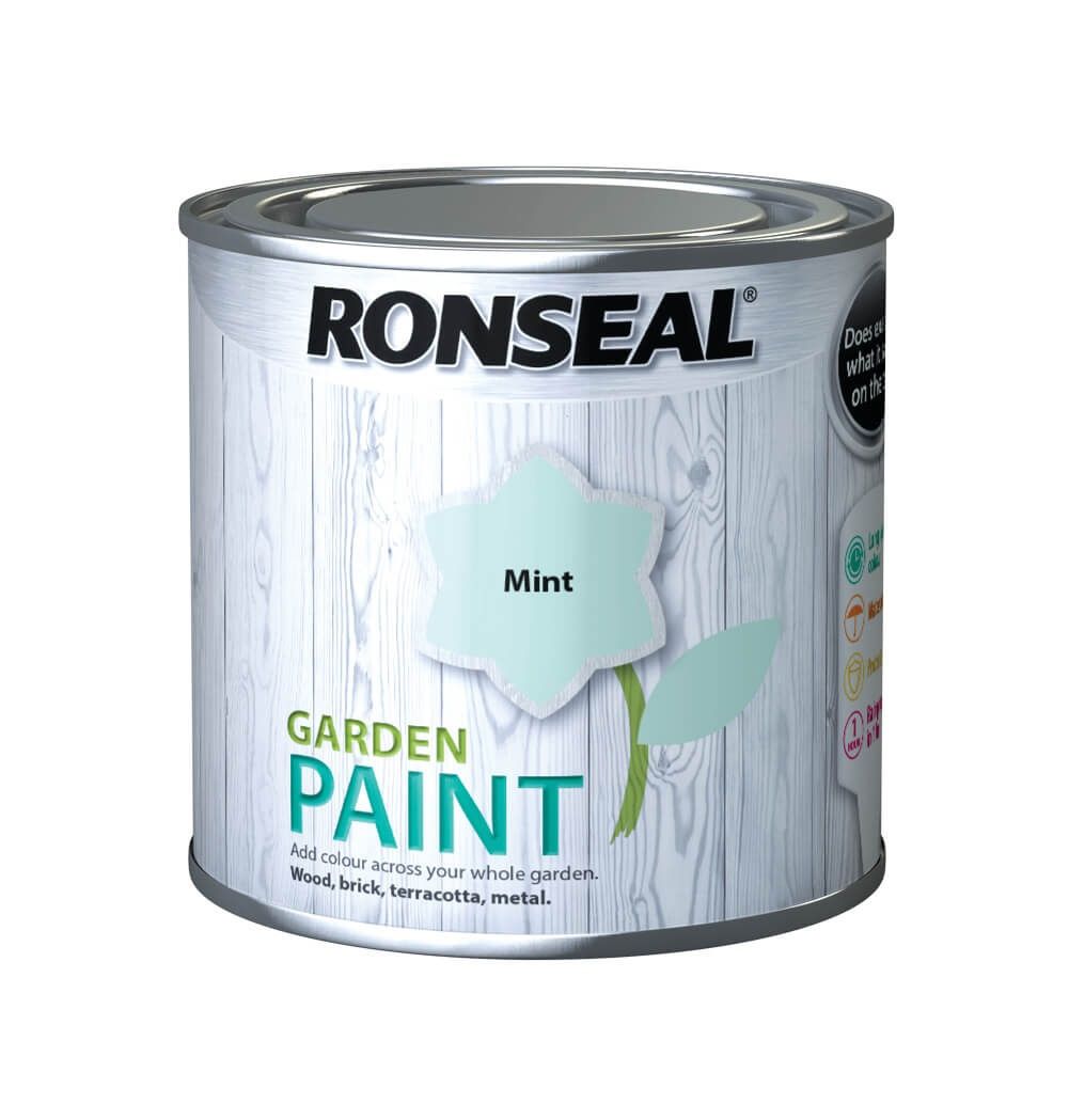 Ronseal Garden Paint 250ml Mint