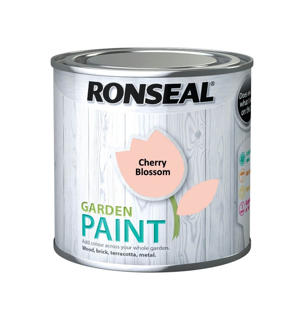Ronseal Garden Paint 250ml Cherry Blossom