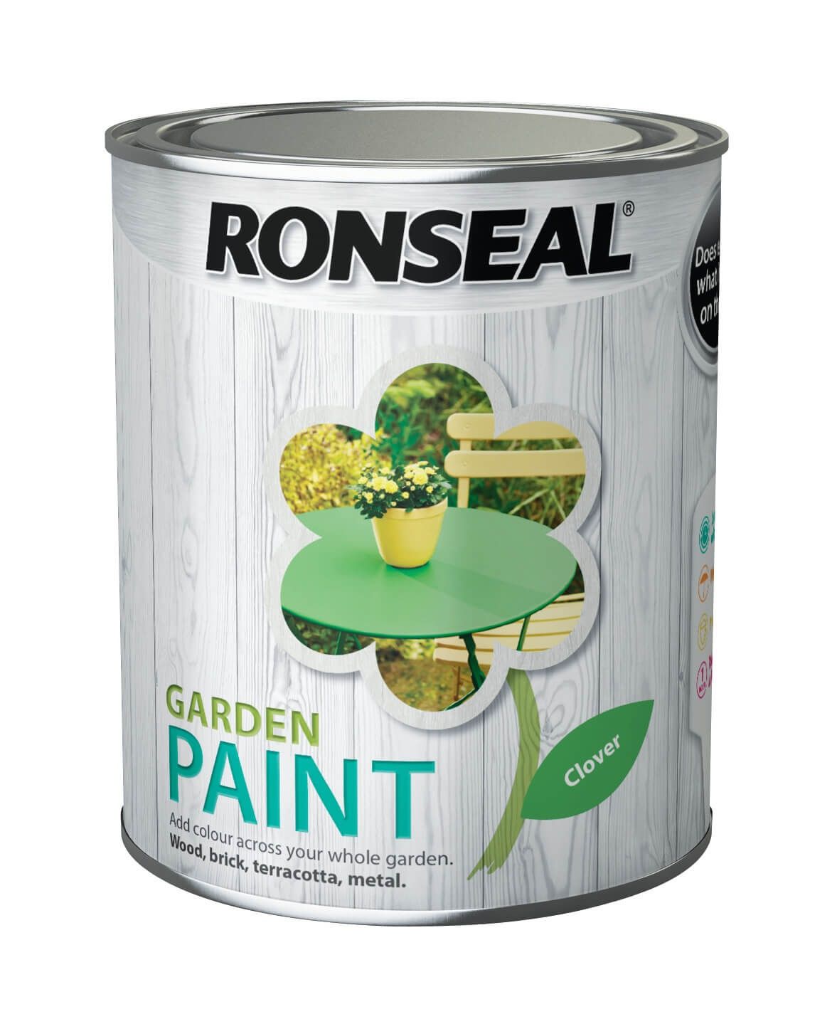 Ronseal Garden Paint 750ml Clover